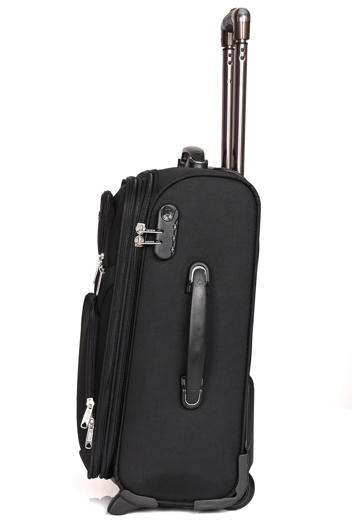 Ground 2 Tekerlekli Kabin Boy Valiz – Şık ve Dayanıklı Kumaş Pilot Valiz, Hafif Tasarım