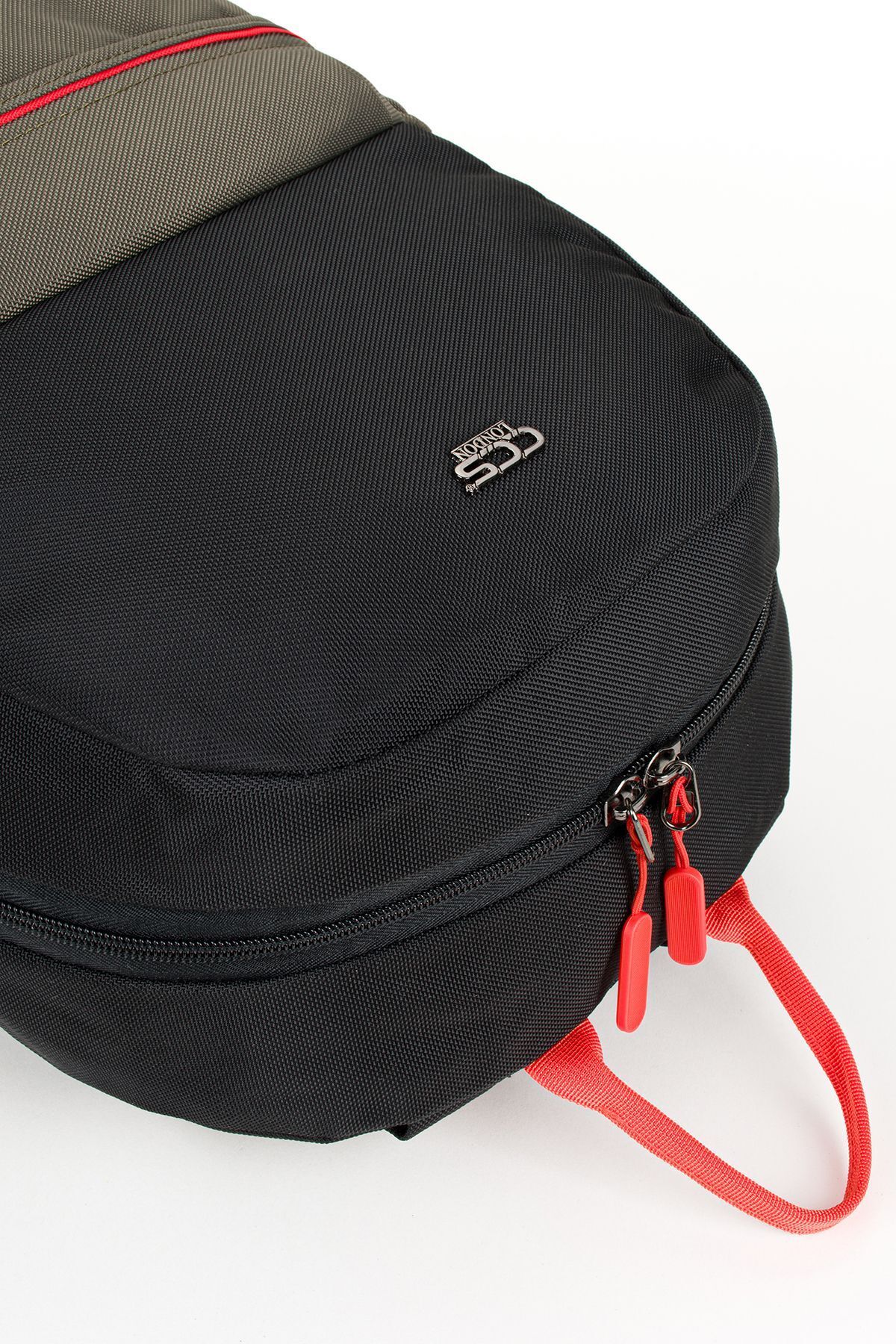 Ççs 51526 Unisex Günlük Kullanım Okul Sırt Çantası Siyah-Haki