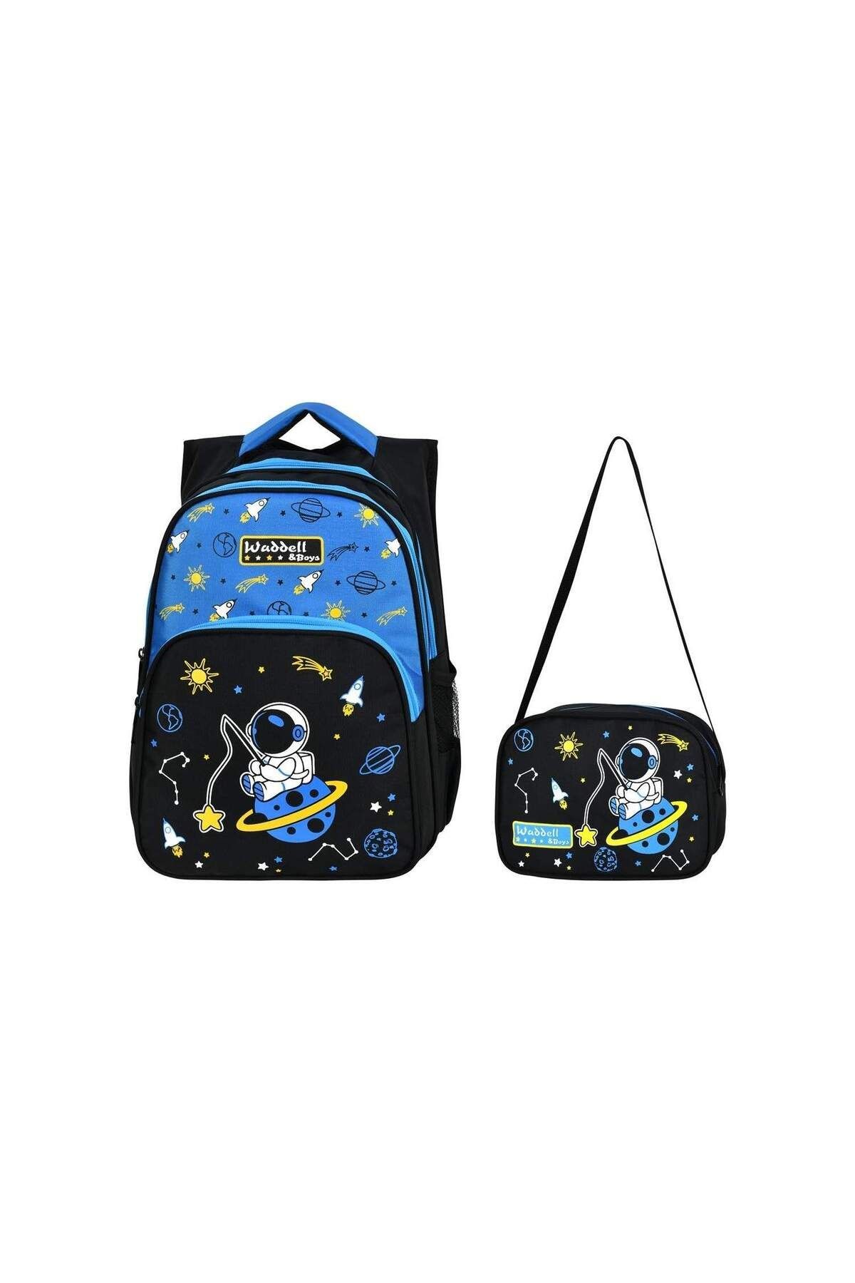 Astronot Ilkokul Çantası Beslenme Çantalı