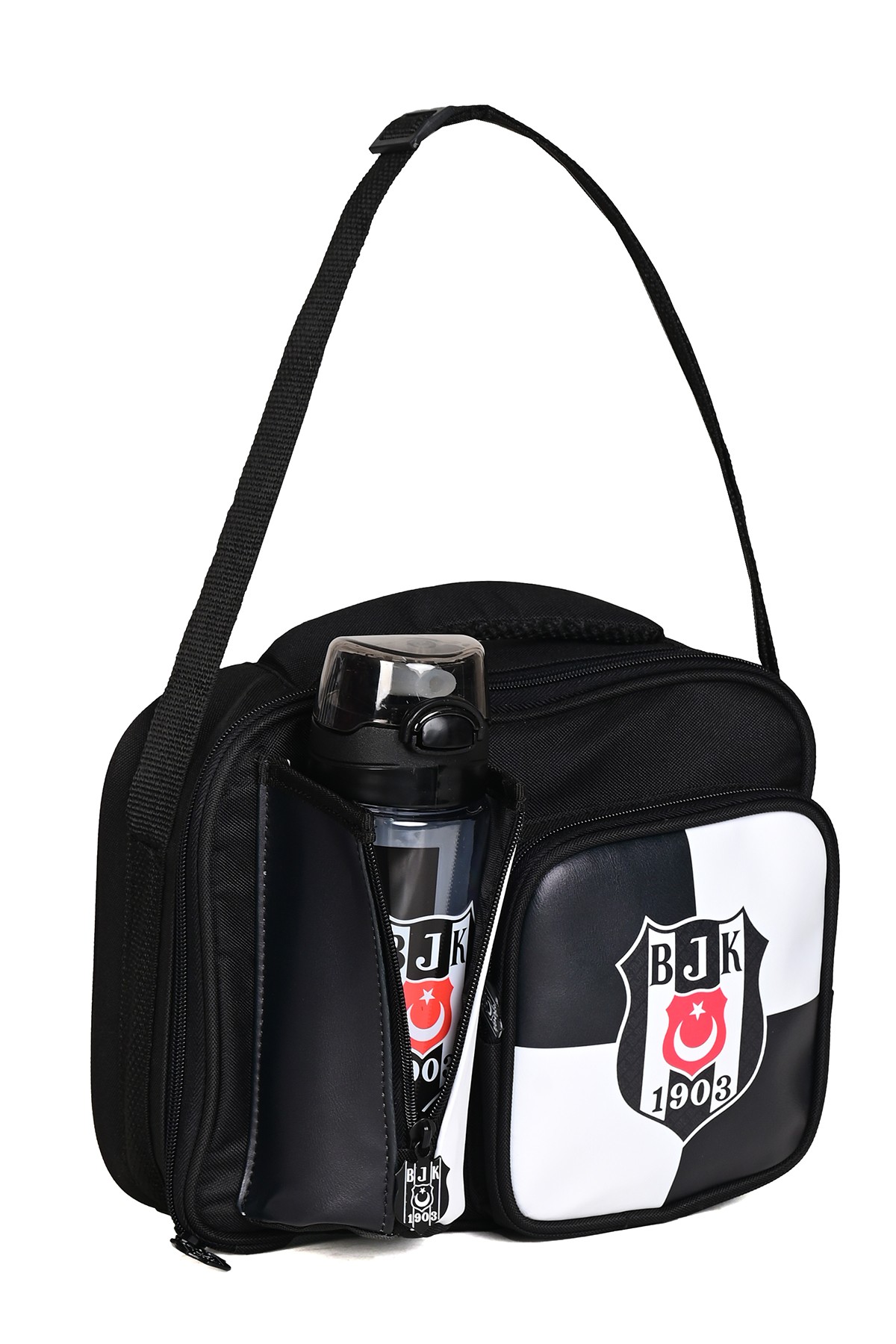 Beşiktaş BJK Lisanslı 5'li Okul Seti (Sırt Çantası + Beslenme Çantası + Kalemlik + Matara + Yemek Kabı) – Borazan Hediyeli