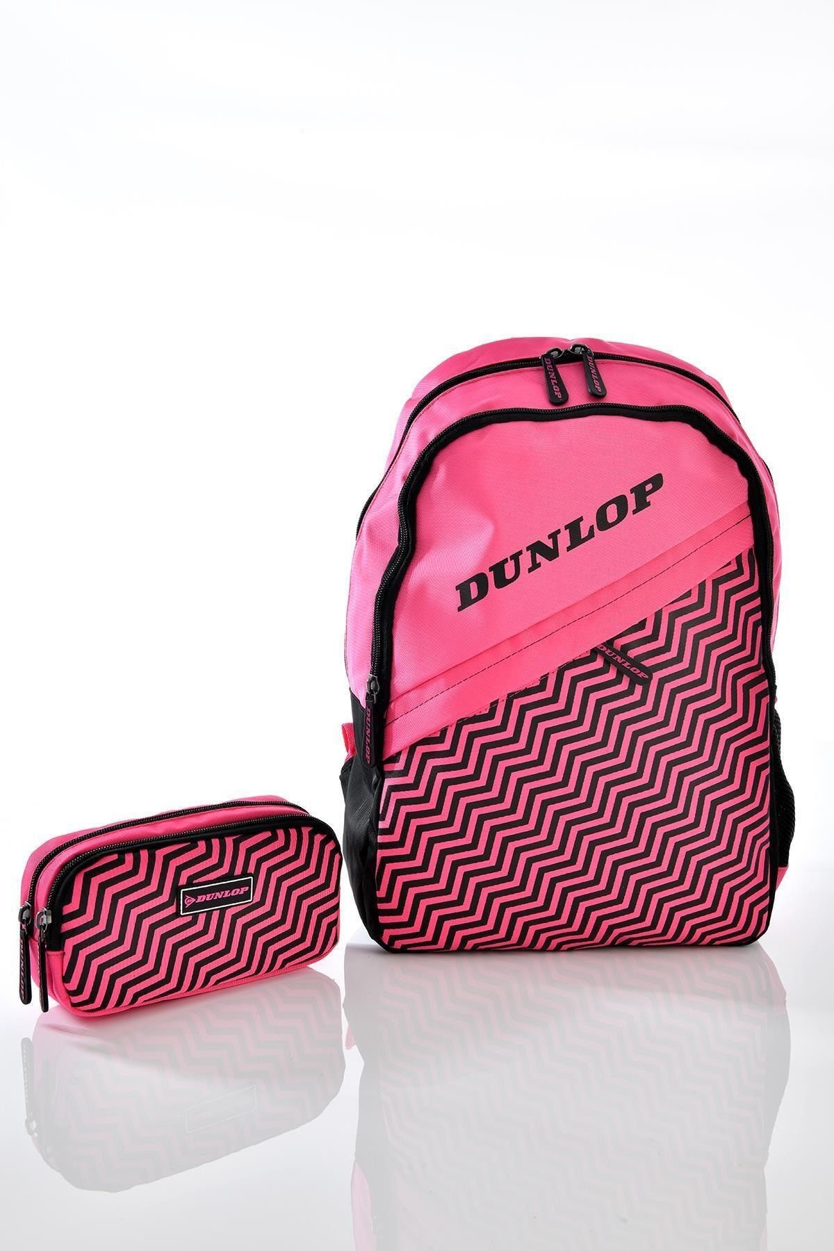 9493 Okul Sırt Çantası Kalemlikli Set Pembe