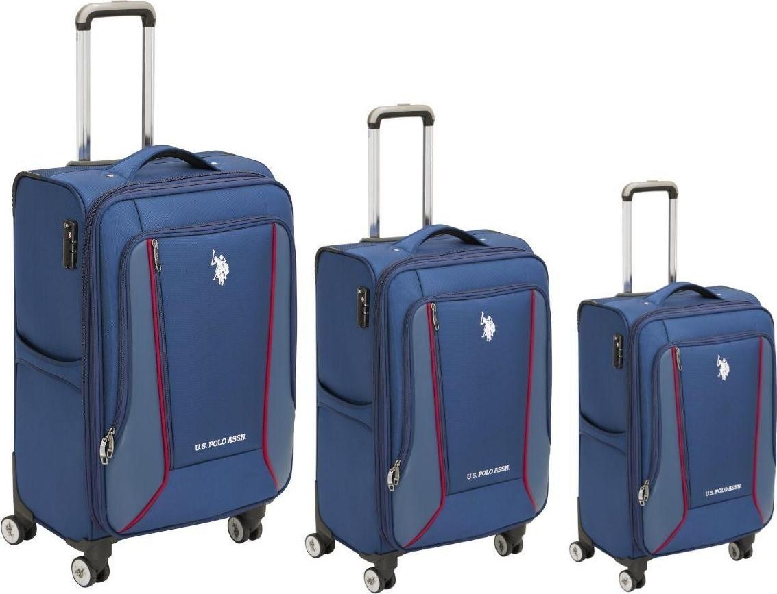 U.S. Polo Assn. PLVLZ24019 Kumaş Valiz 3Lü Set Lacivert