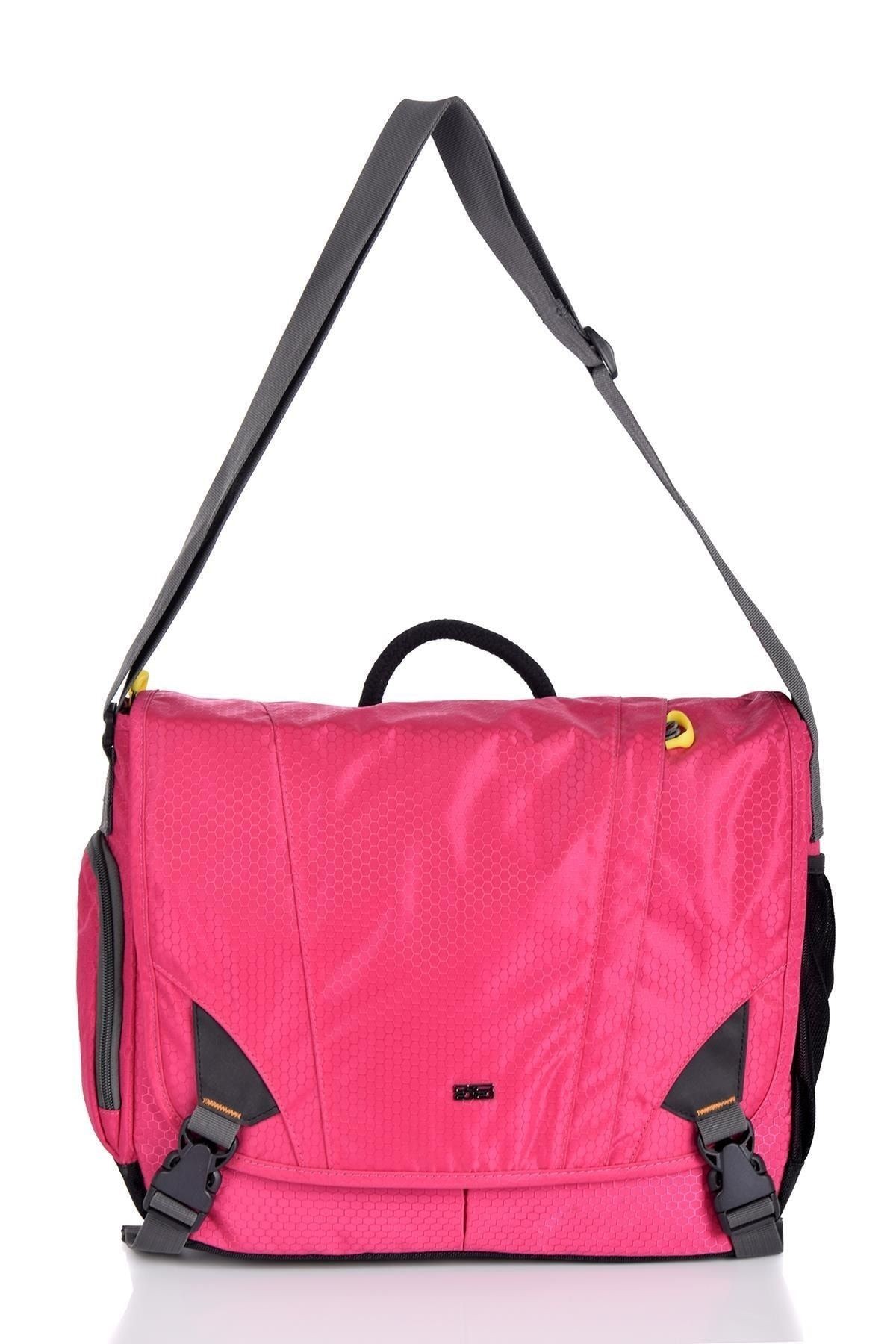 Ççs 30667 Laptop Bölmeli Postacı Çanta Pembe