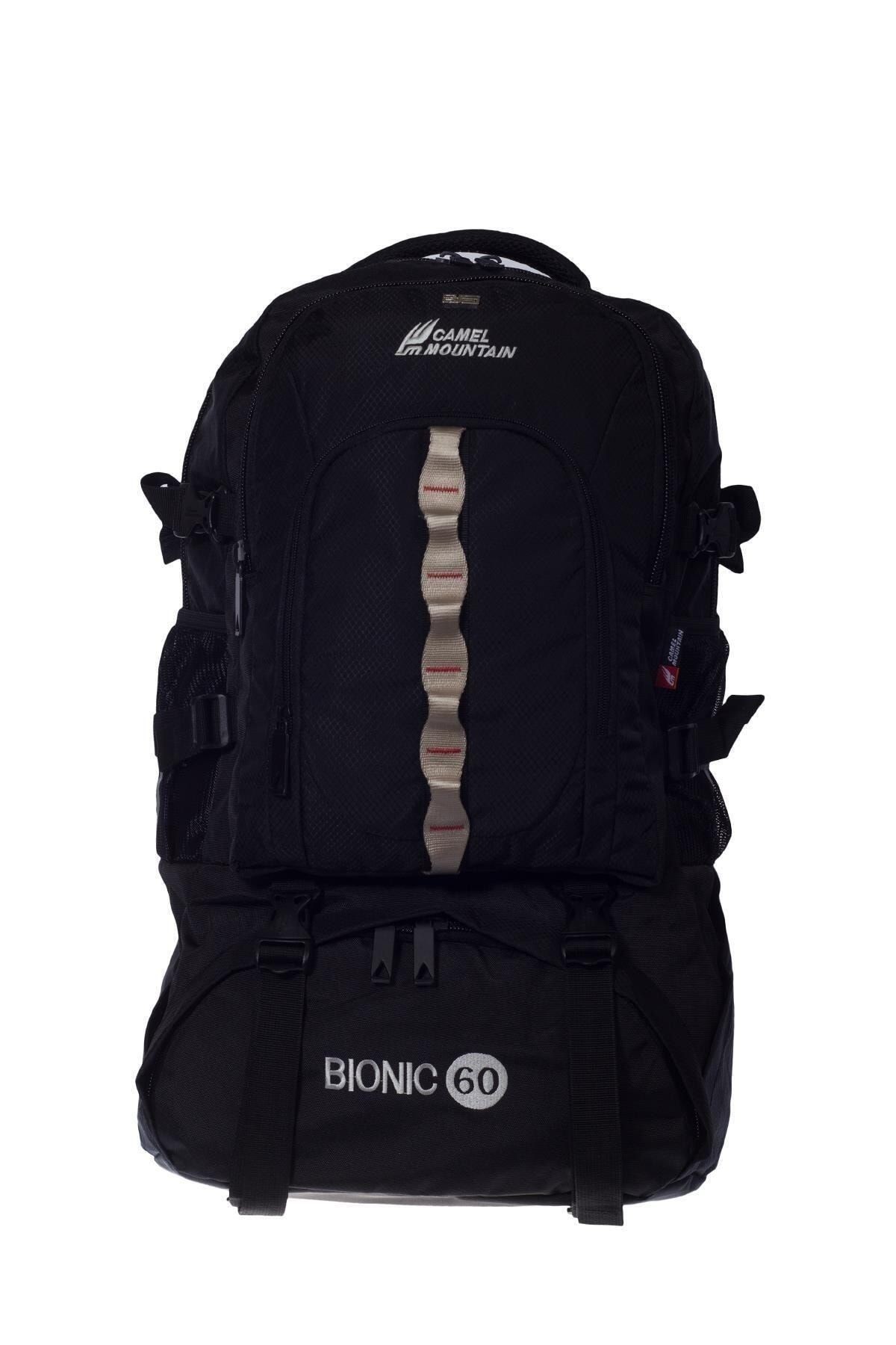 Erkek Outdoor Sırt Çantası 40125 - 60 Lt Siyah