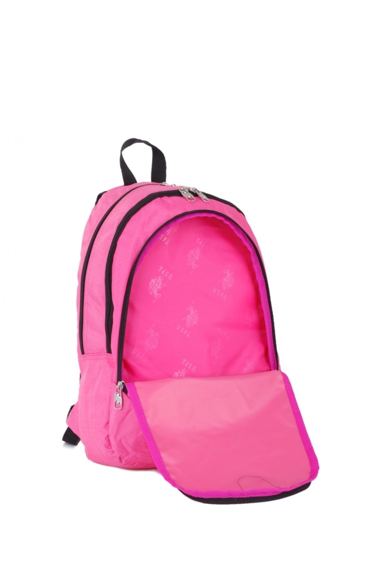 Pembe Unisex Us Polo Assn Imzalı Sırt Çantası Plçan8217