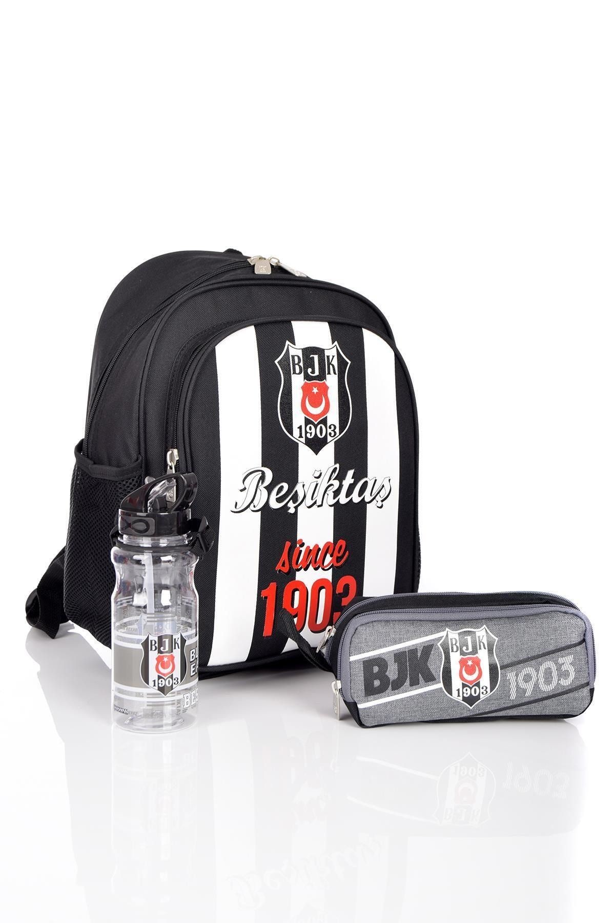 Beşiktaş Lisanslı Okul Çantası Seti Kalemlik, Matara