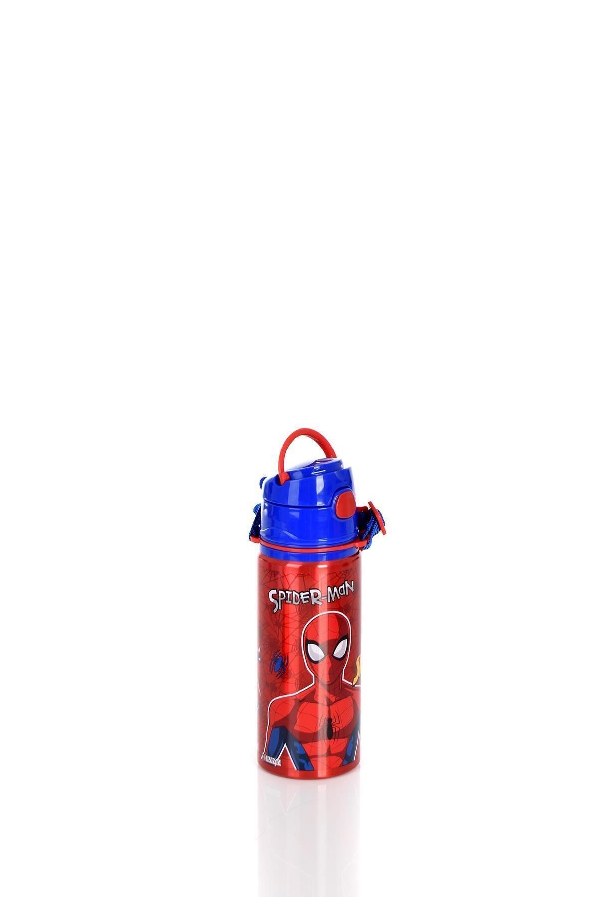 Spiderman 95352 Beslenme Çantası Çelik Matara Kalemlik Beslenme Kabı Seti