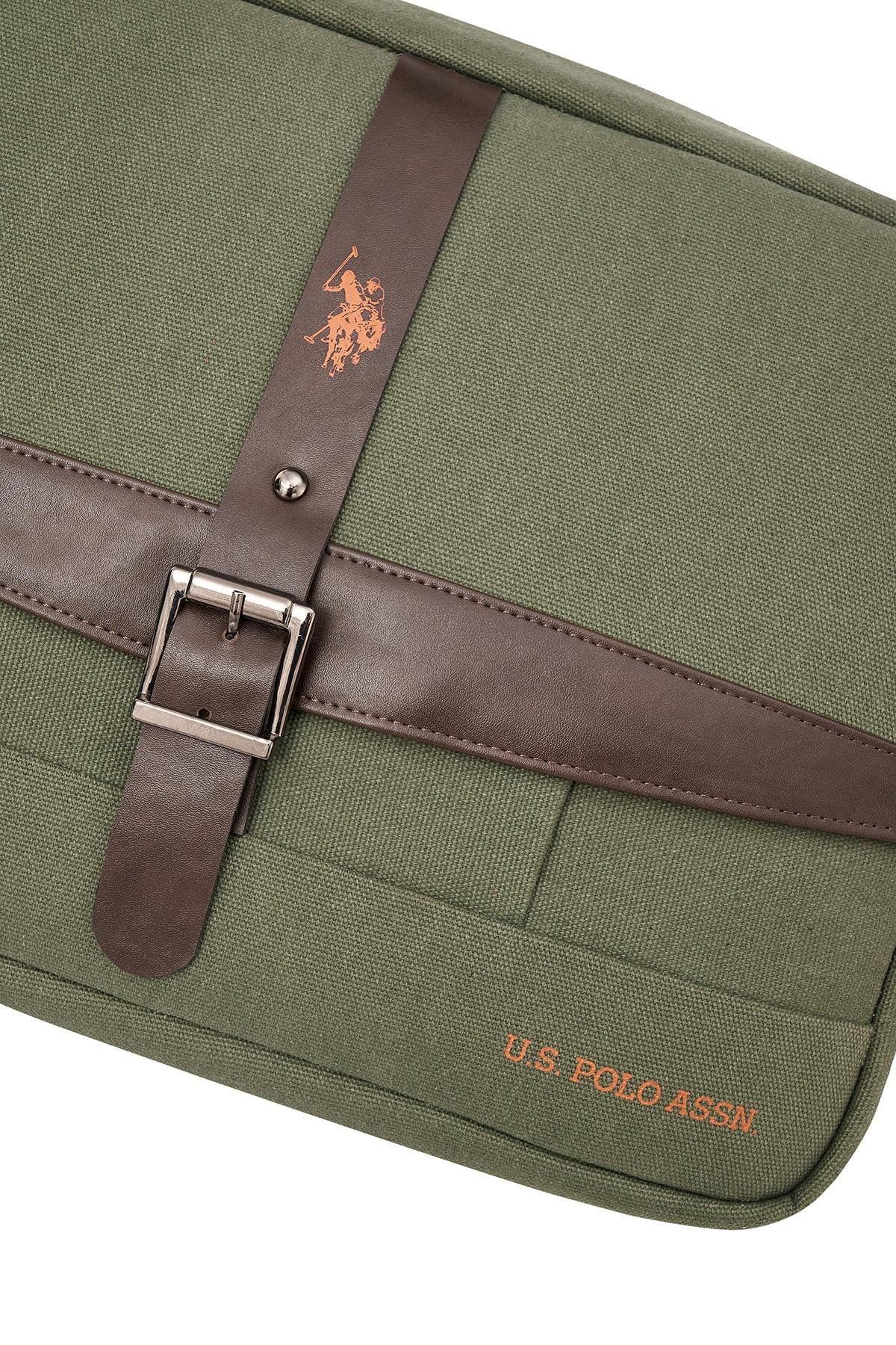 U.s. Polo Assn. 24544 Kanvas Kumaş Postacı Çapraz Çanta Haki