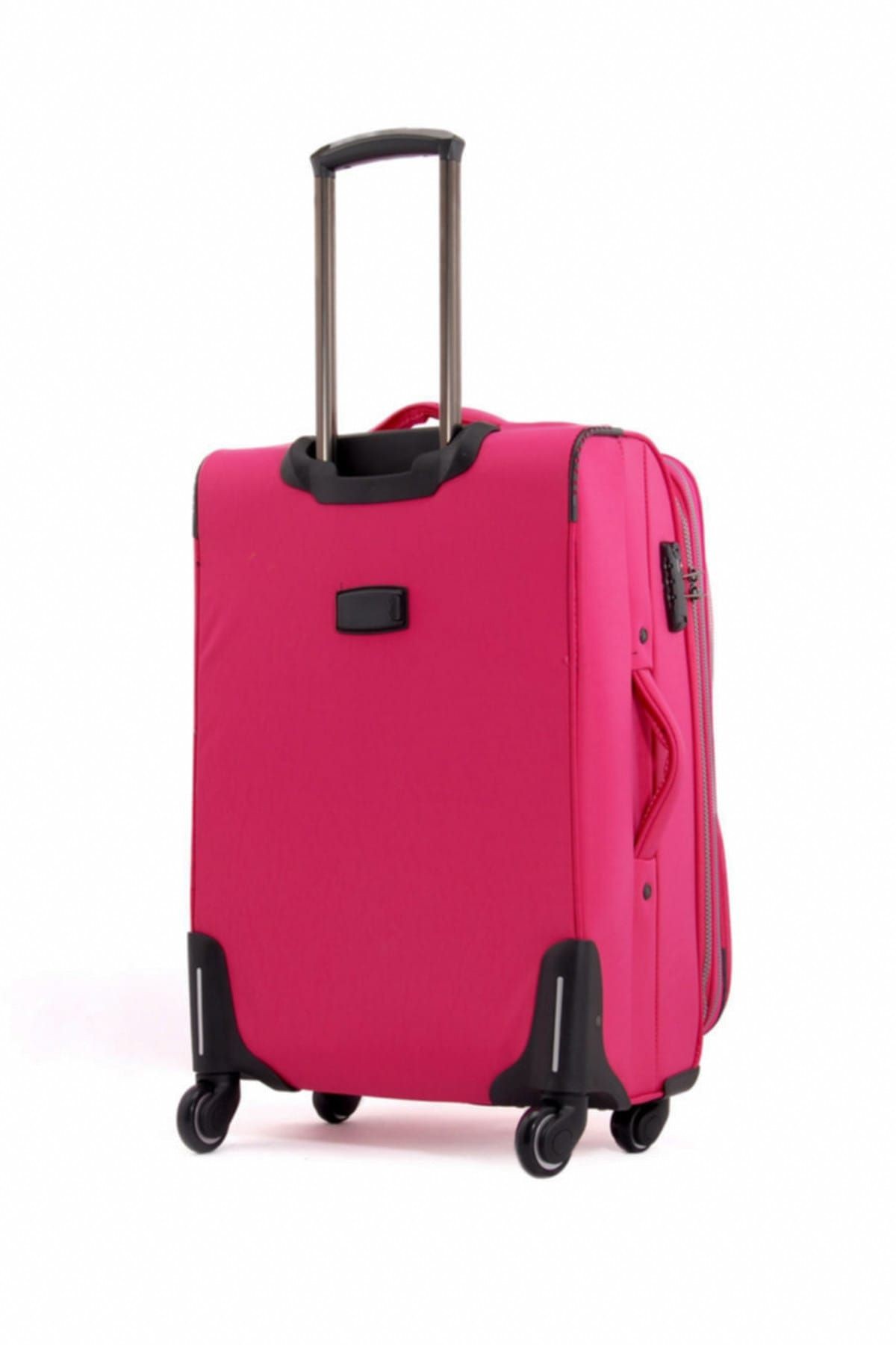 Pembe Unisex Orta Boy Valiz Mcsv118Ortapembe