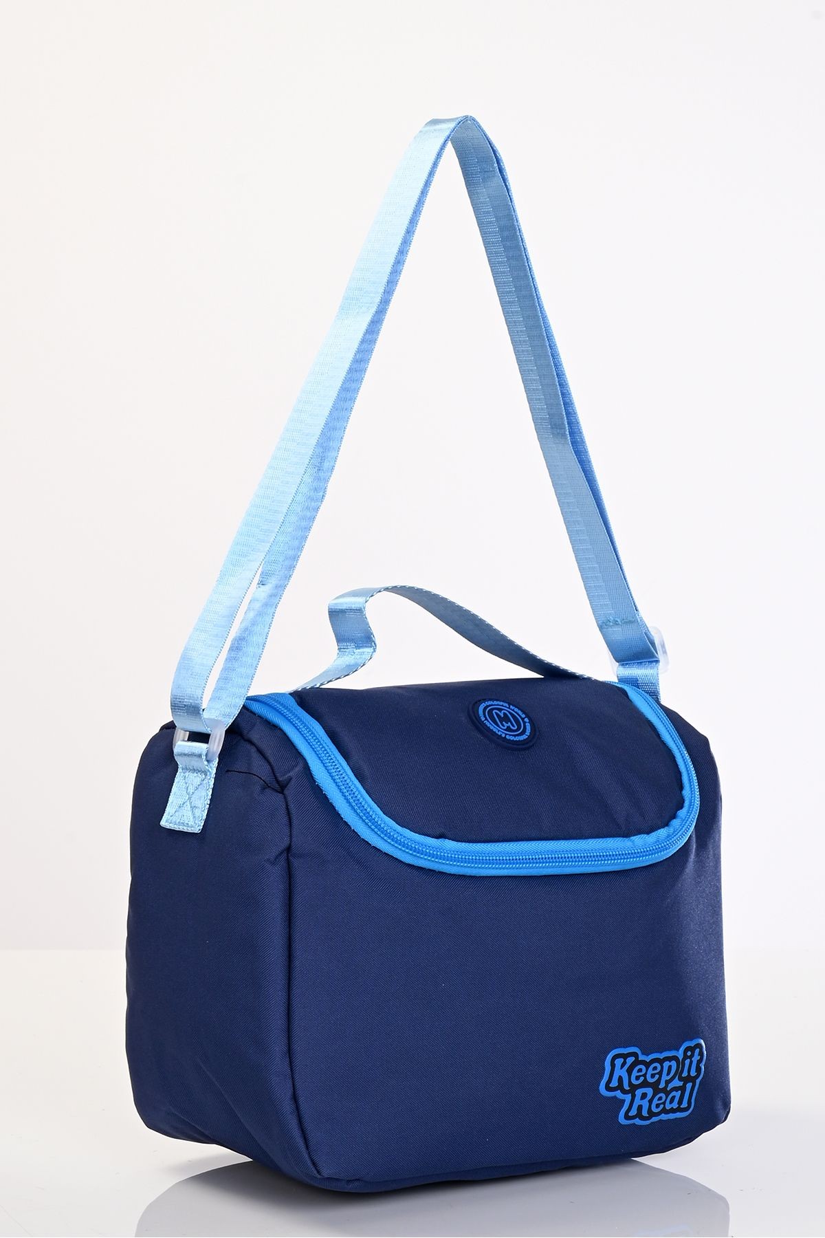 Mu-5947 Deep Blue Okul Çanta Seti 3'lü – Sırt Çantası, Beslenme Çantası ve Kalemlik