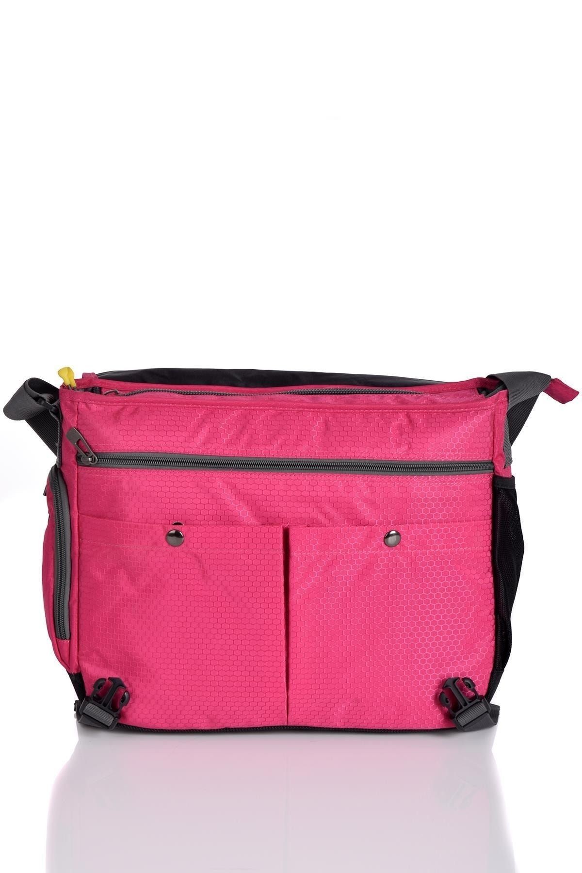 Ççs 30667 Laptop Bölmeli Postacı Çanta Pembe