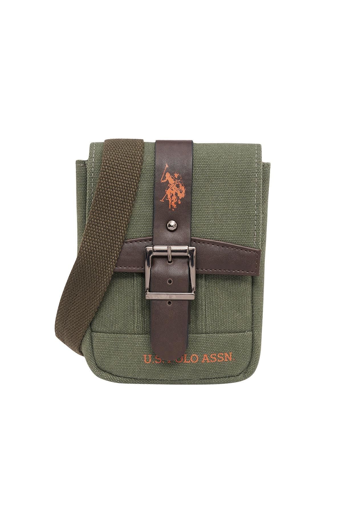 U.s. Polo Assn. 24546 Kanvas Kumaş Çapraz Çanta Telefonluk Haki