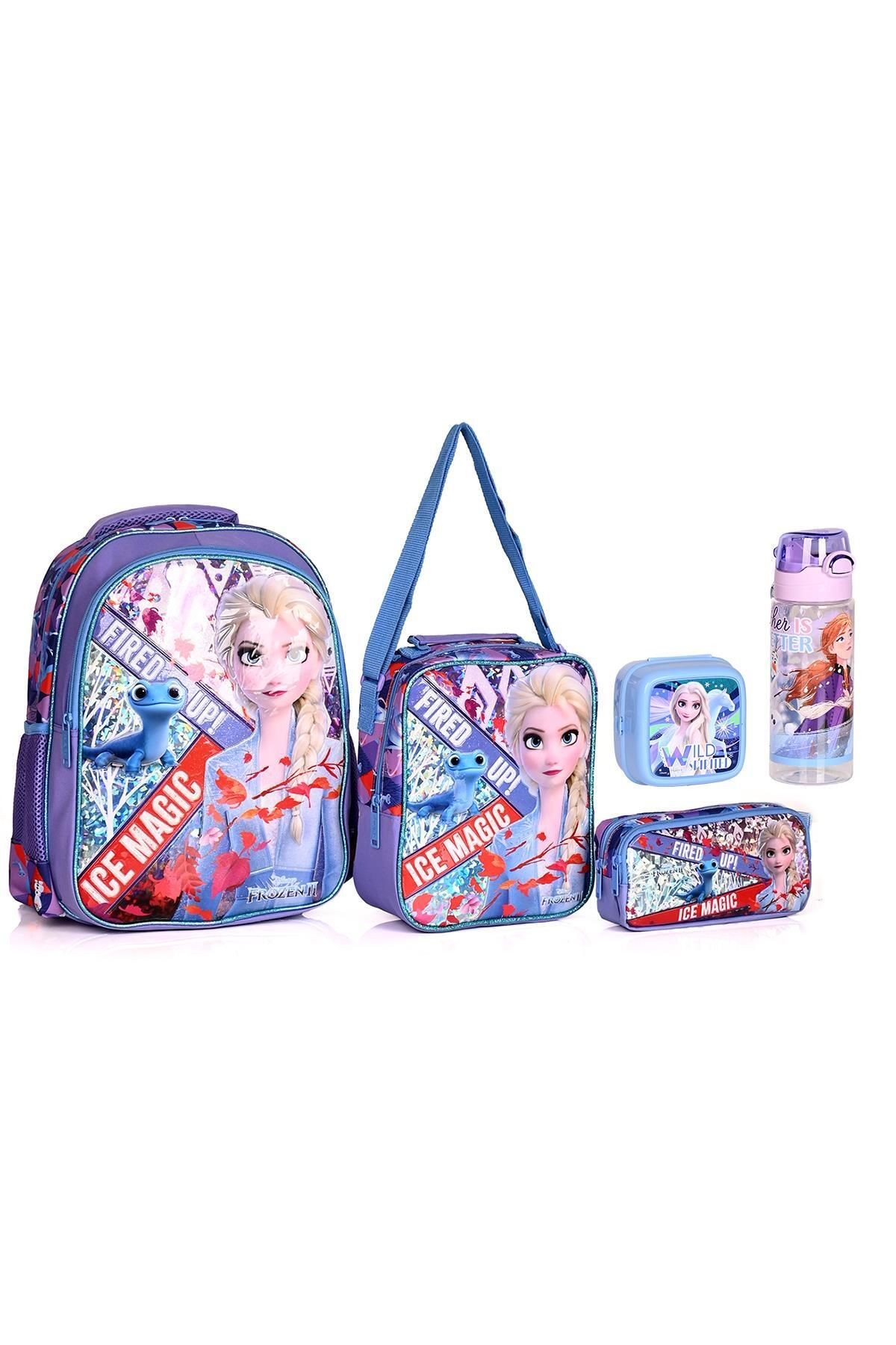 48007 Ice Magıc Lisanslı Okul Sırt Çantası 5'Li Set