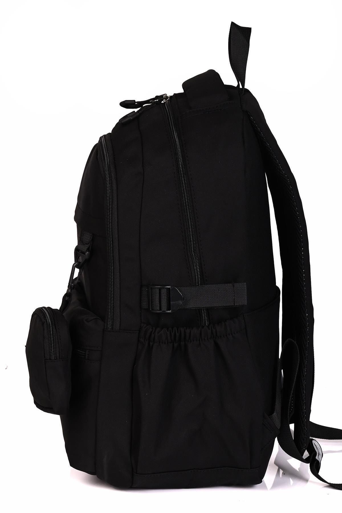 Young 51586 Unisex Geniş Hacimli Okul Sırt Çantası Siyah