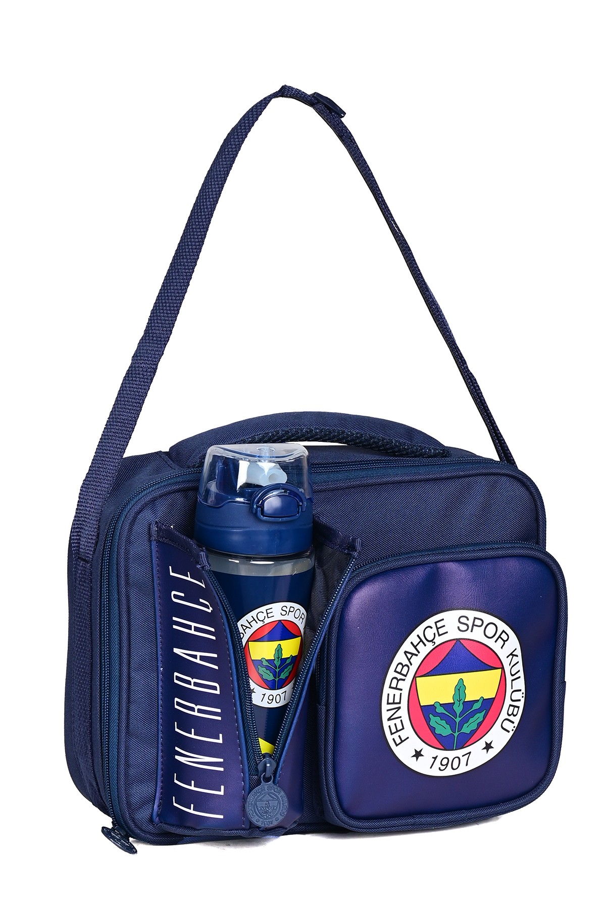 Fenerbahçe Lisanslı 5'li Okul Seti (Sırt Çantası + Beslenme Çantası + Kalemlik + Matara + Yemek Kabı) – Borazan Hediyeli