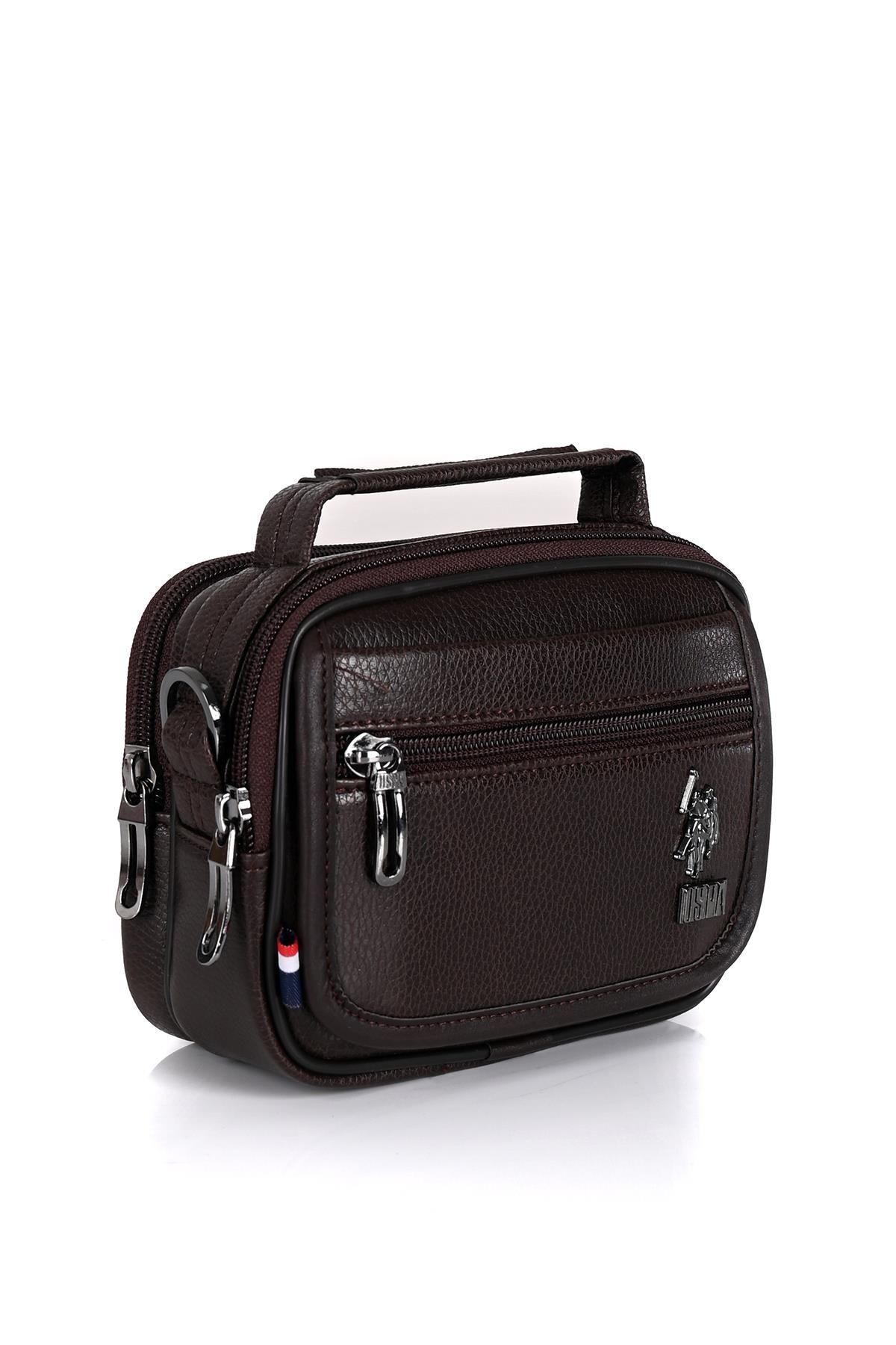 U.s Polo Assn. 8418 Erkek Evrak Çantası Kahverengi