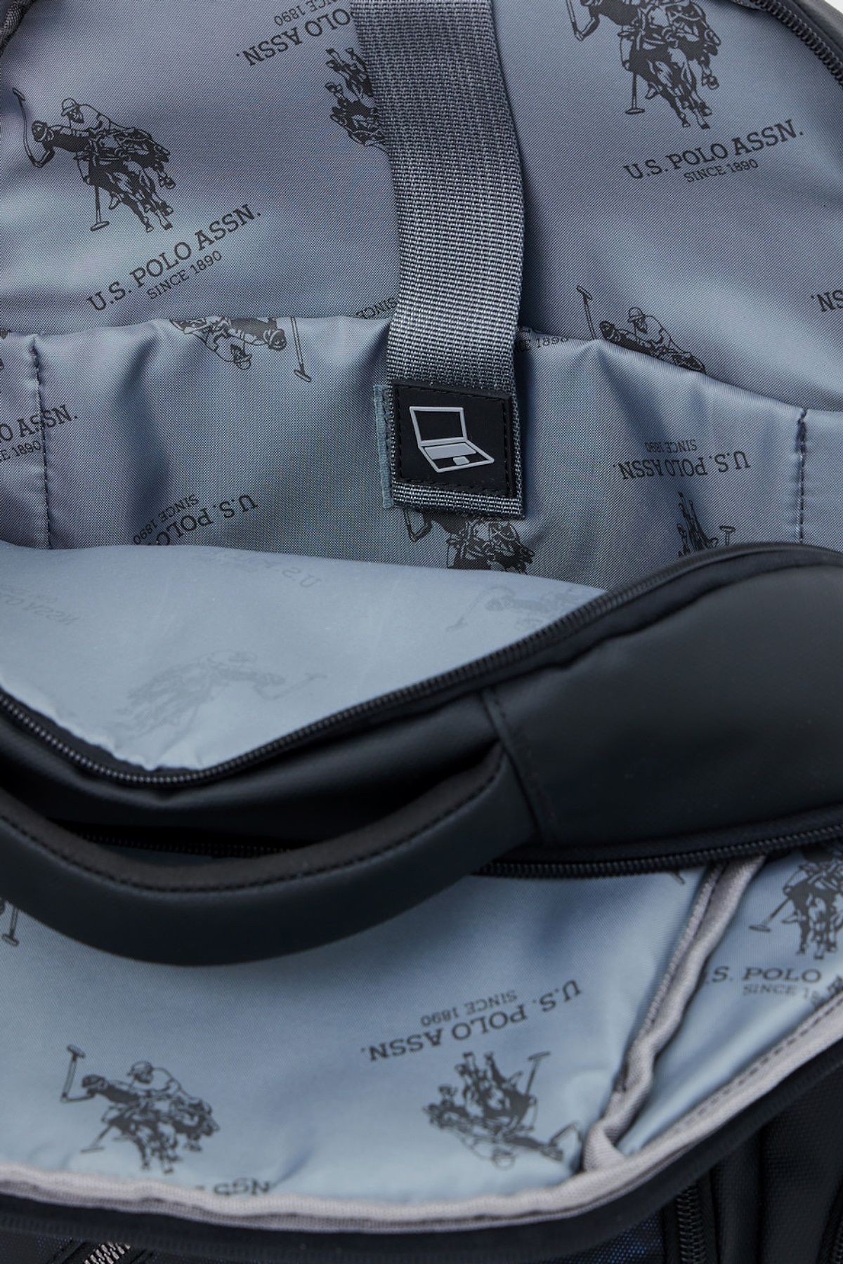 U.s. Polo Assn. Unisex Çok Gözlü Seyahat Günlük Sırt Çantası Siyah PLEVR23678