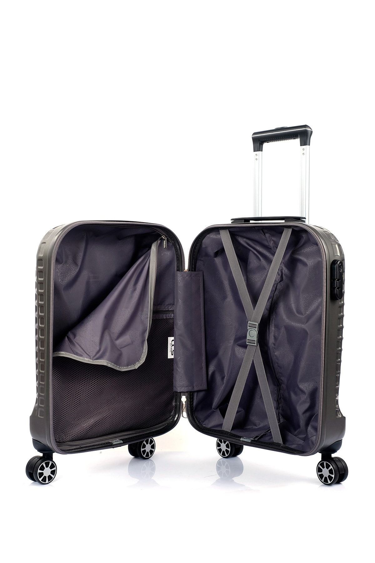 Siyah World Abs Valiz Seti 5204