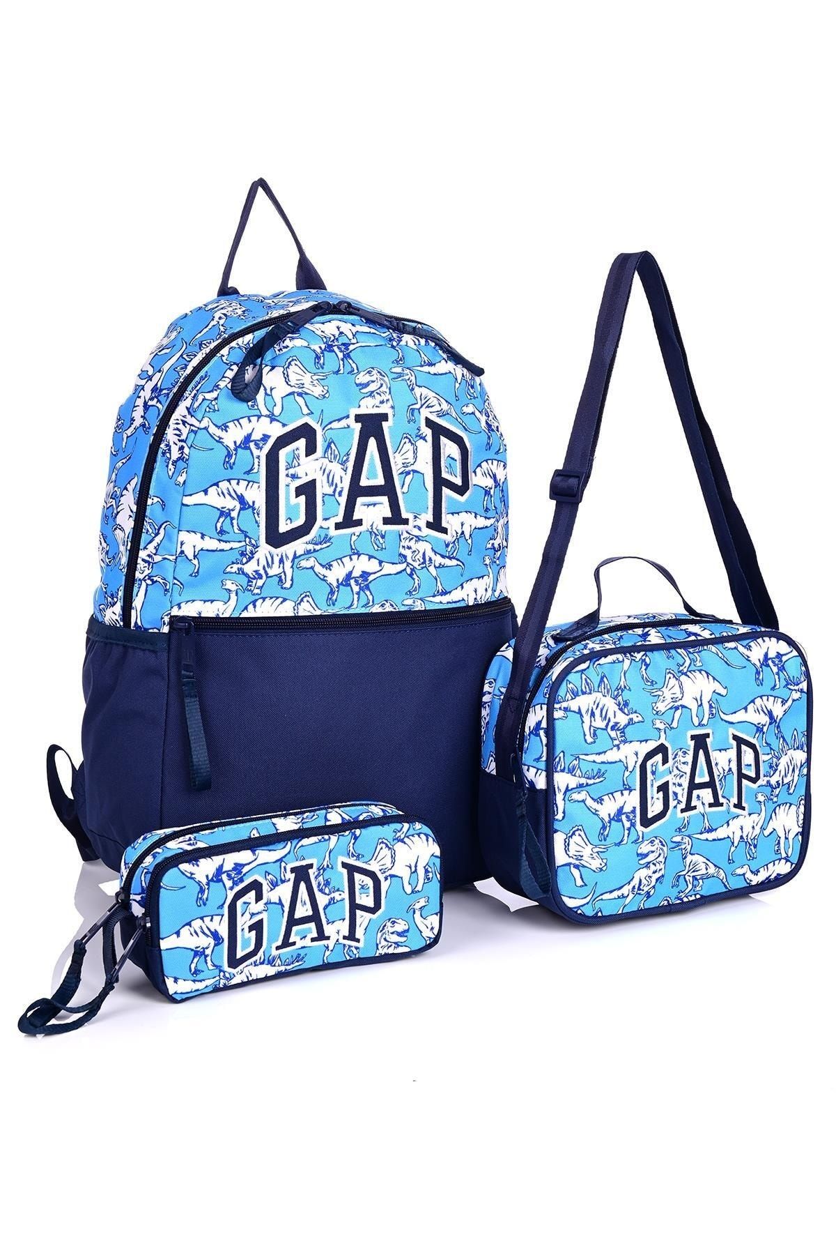 Gap 75656 Okul Sırt Çantası 3'lü Set Lacivert Mavi