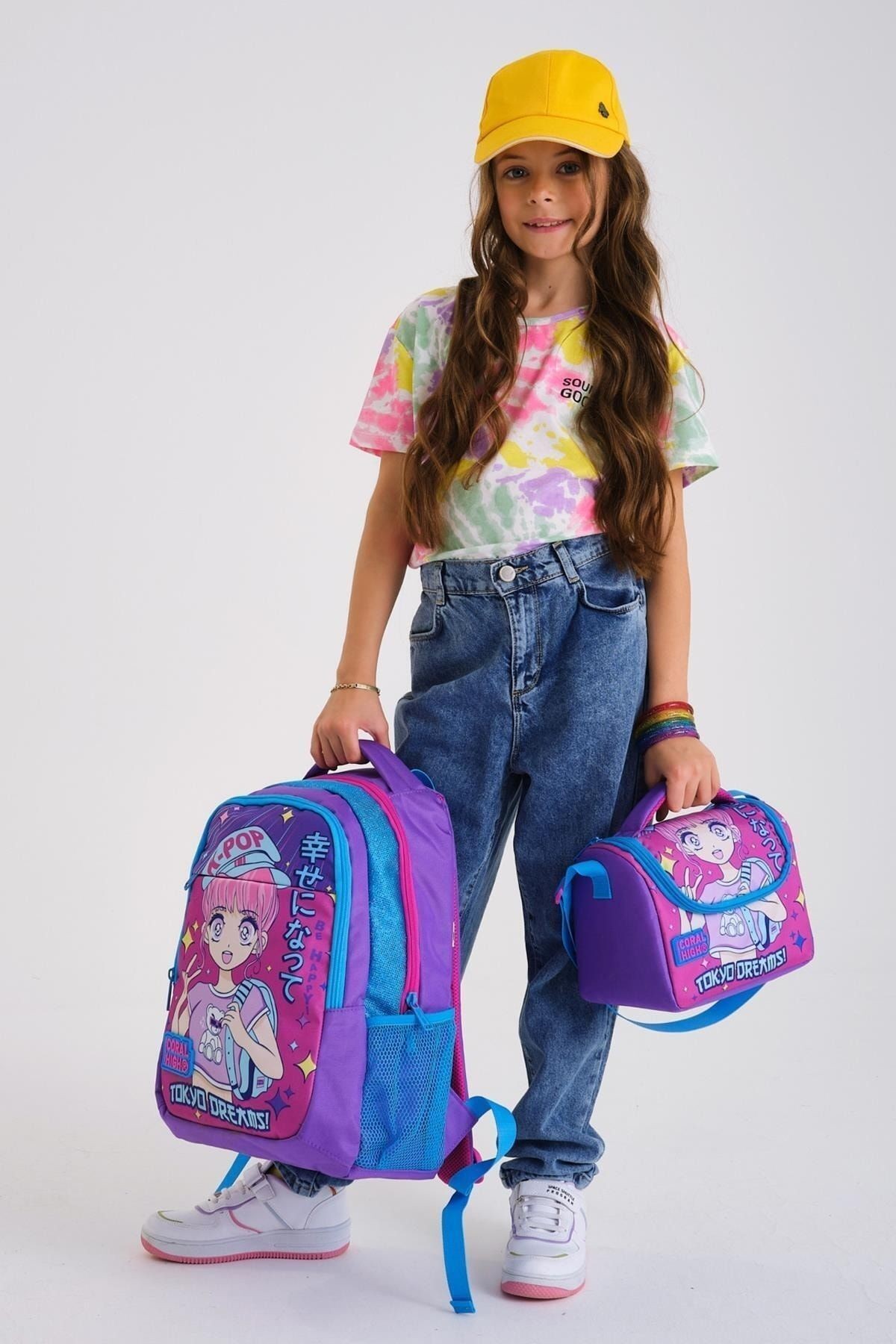 Kids 14403 Simli K-Pop 3’lü Okul Çanta Seti