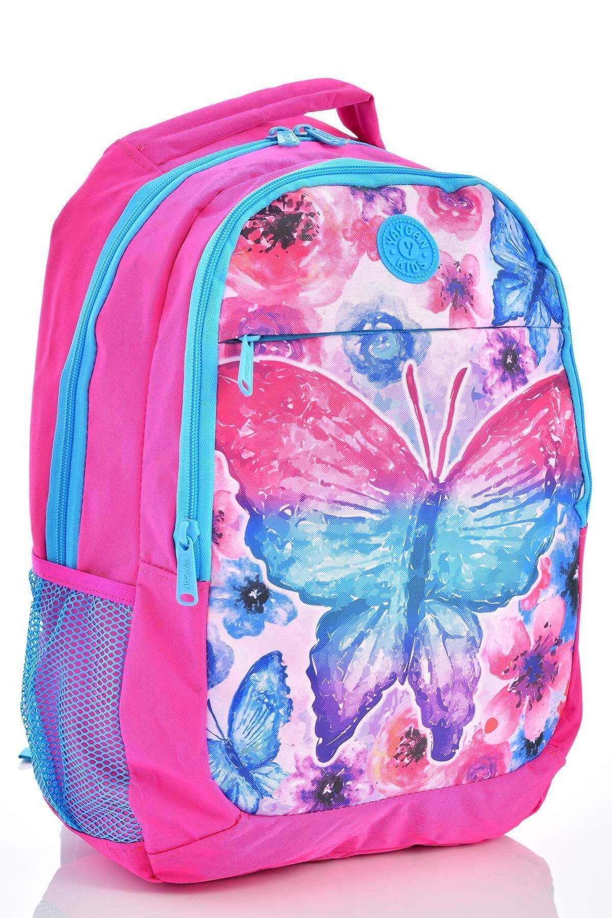 Kids 14378 Okul Sırt Çantası 3'lü Set Pembe