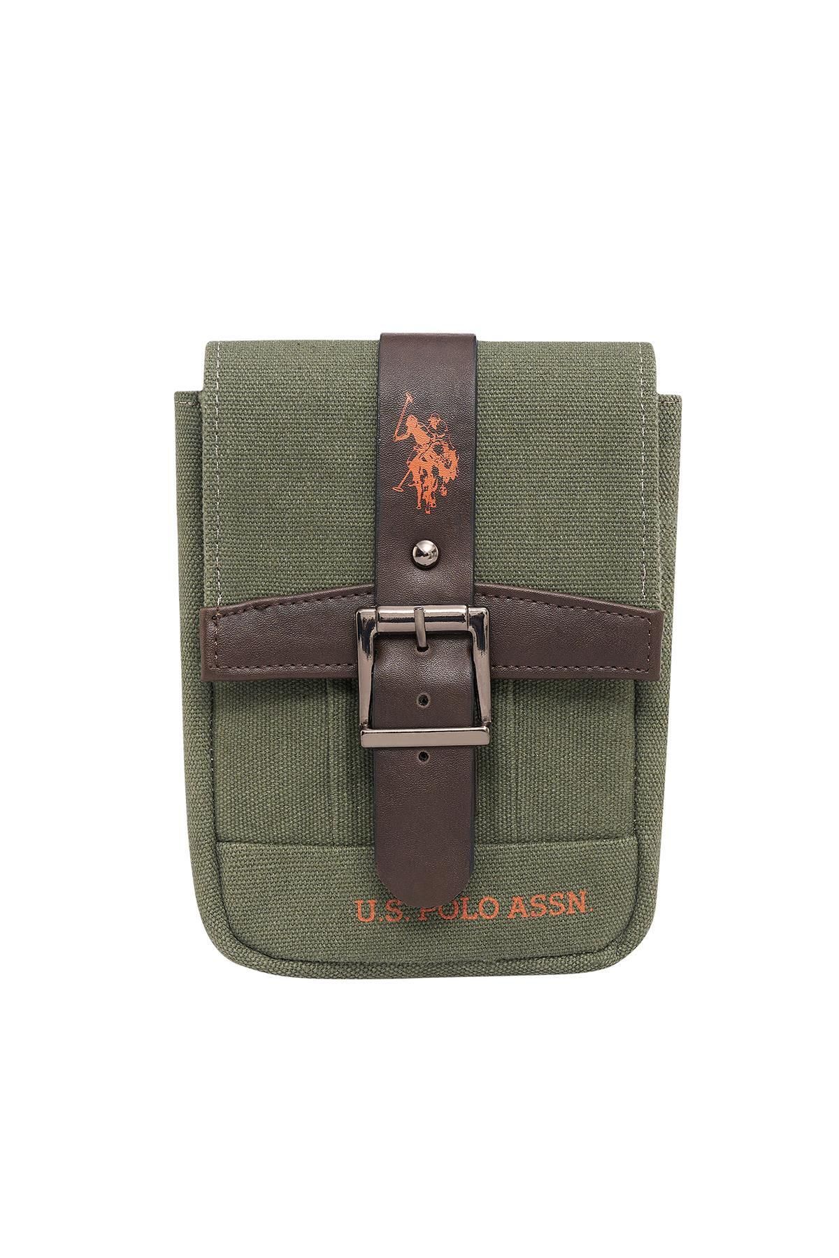 U.s. Polo Assn. 24546 Kanvas Kumaş Çapraz Çanta Telefonluk Haki