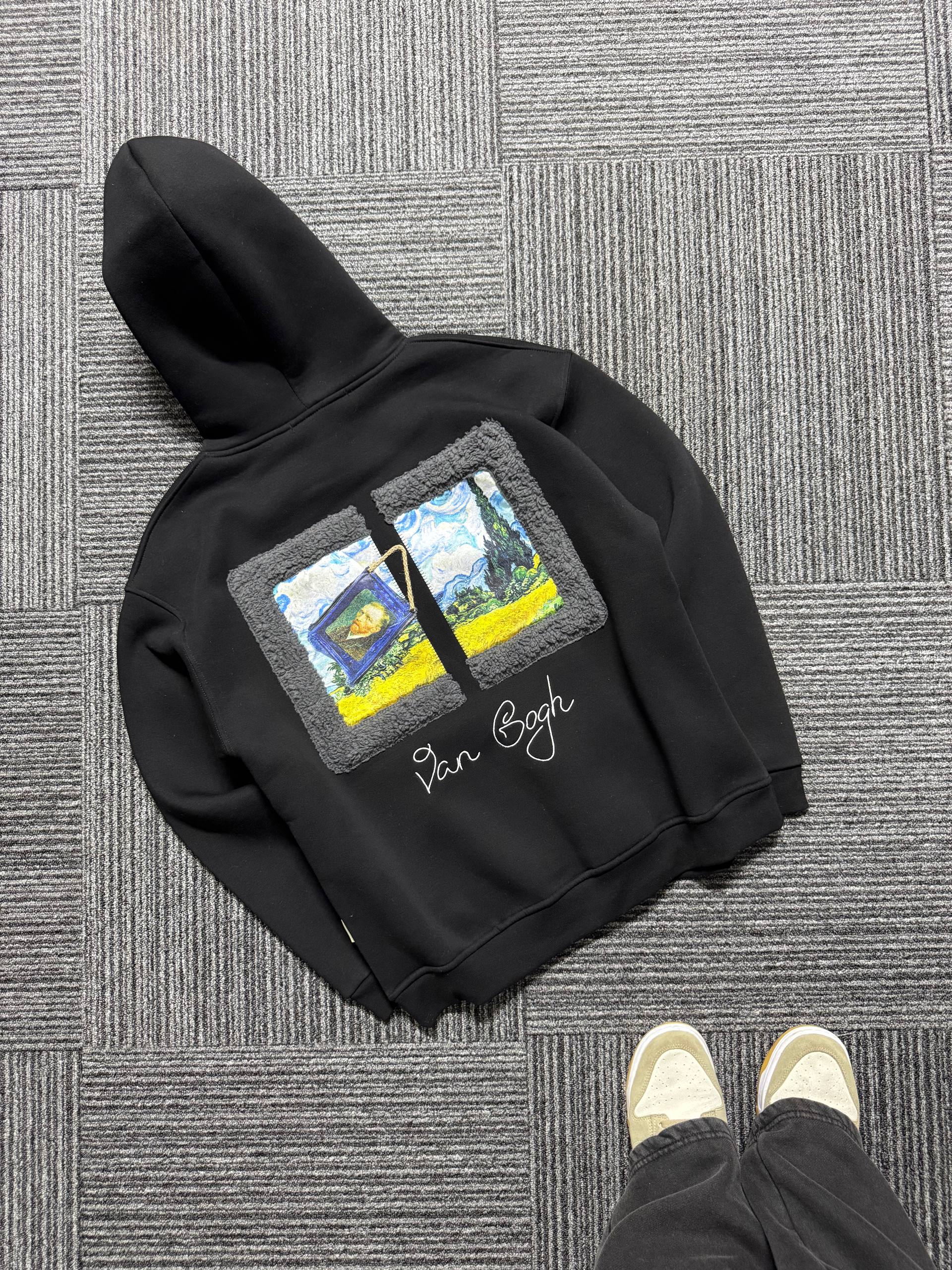 Premium Sweatshirt - Van Gogh - Siyah