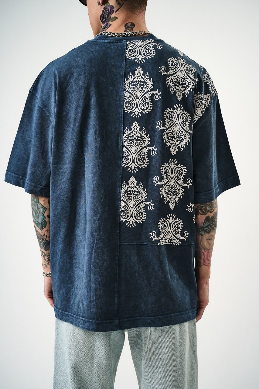 Collectow Crown Stain Tişört - Mavi