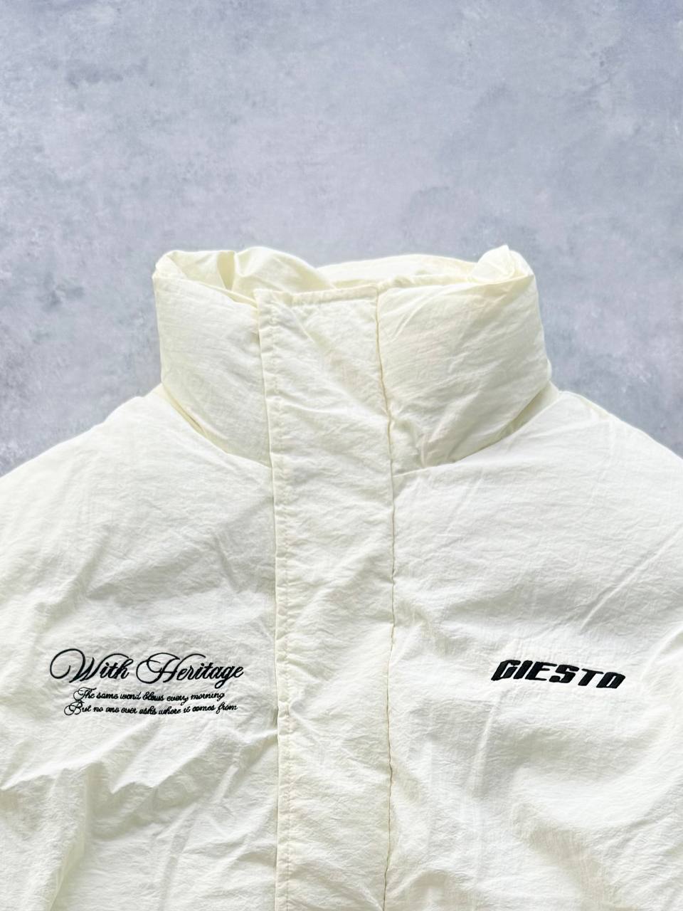 Premium Oversize Legacy Nakış Desen Mont