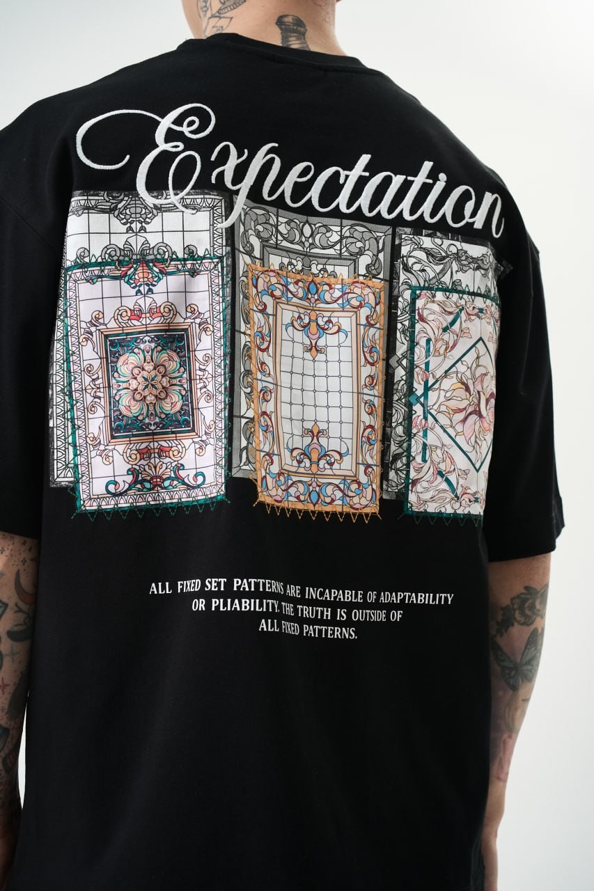 Collectow Expectation Tişört - Siyah