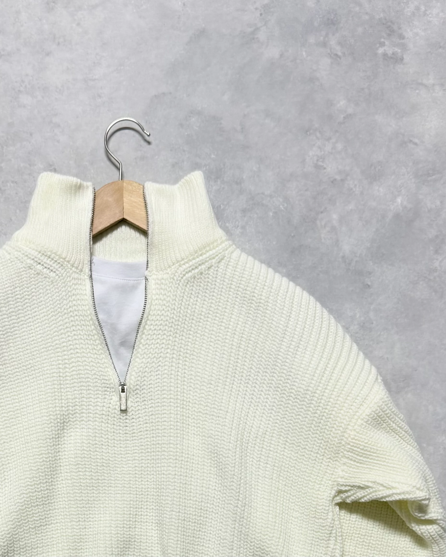 Premium Yarım Fermuar Triko Kazak