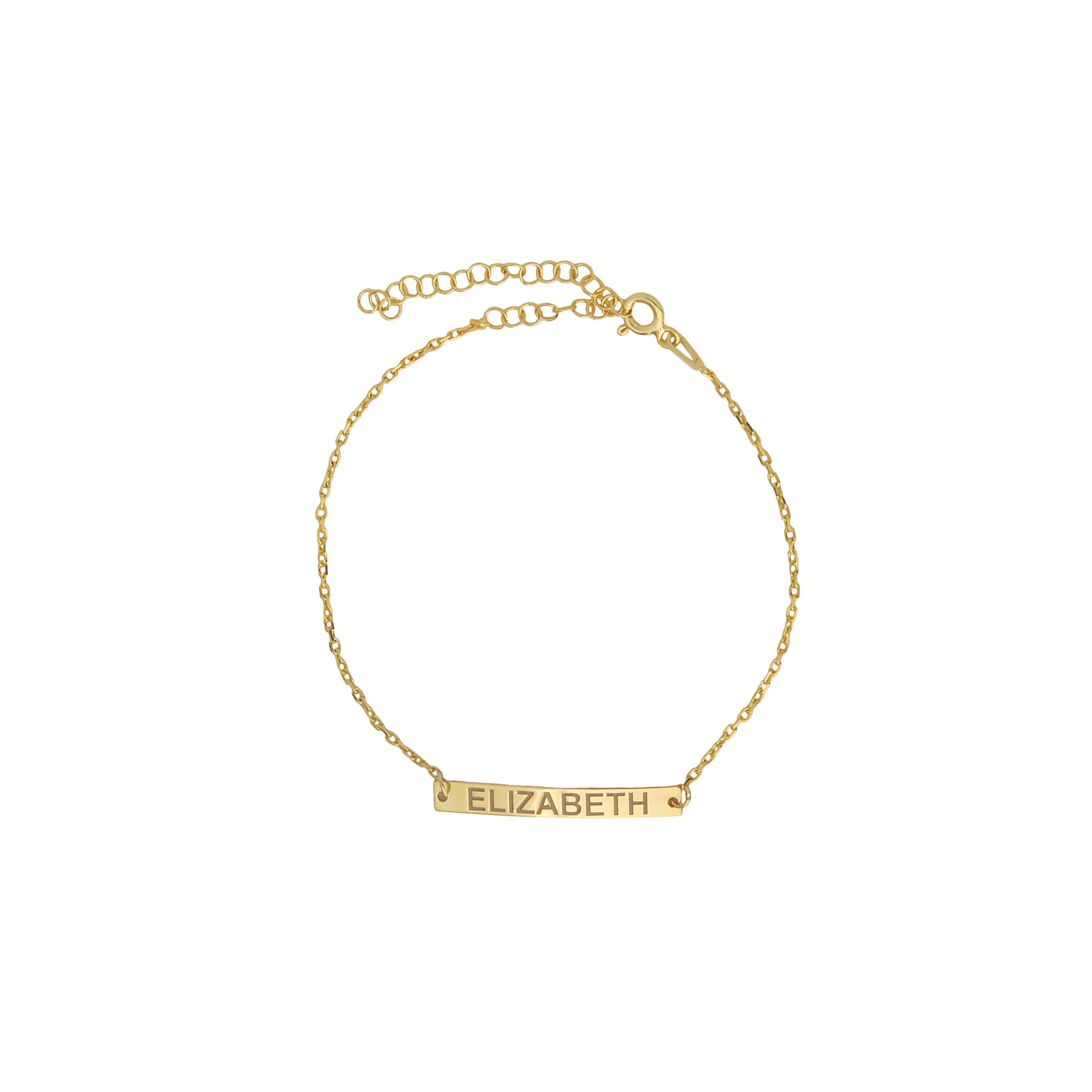 İsim Künye Gümüş Bileklik