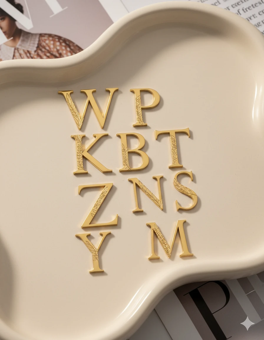 Gümüş Desenli Harf main variant image