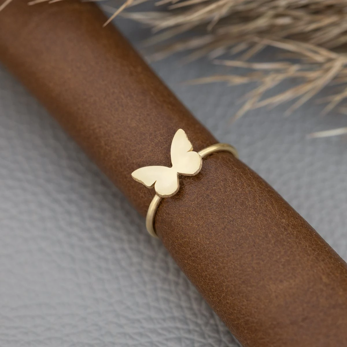 Kelebek Gümüş Yüzük image