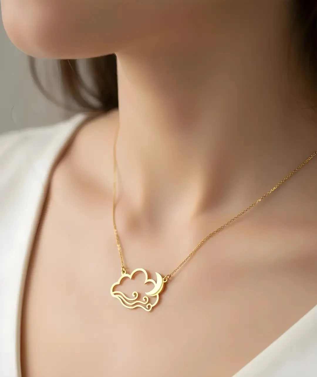 Bulut Gümüş Kolye image