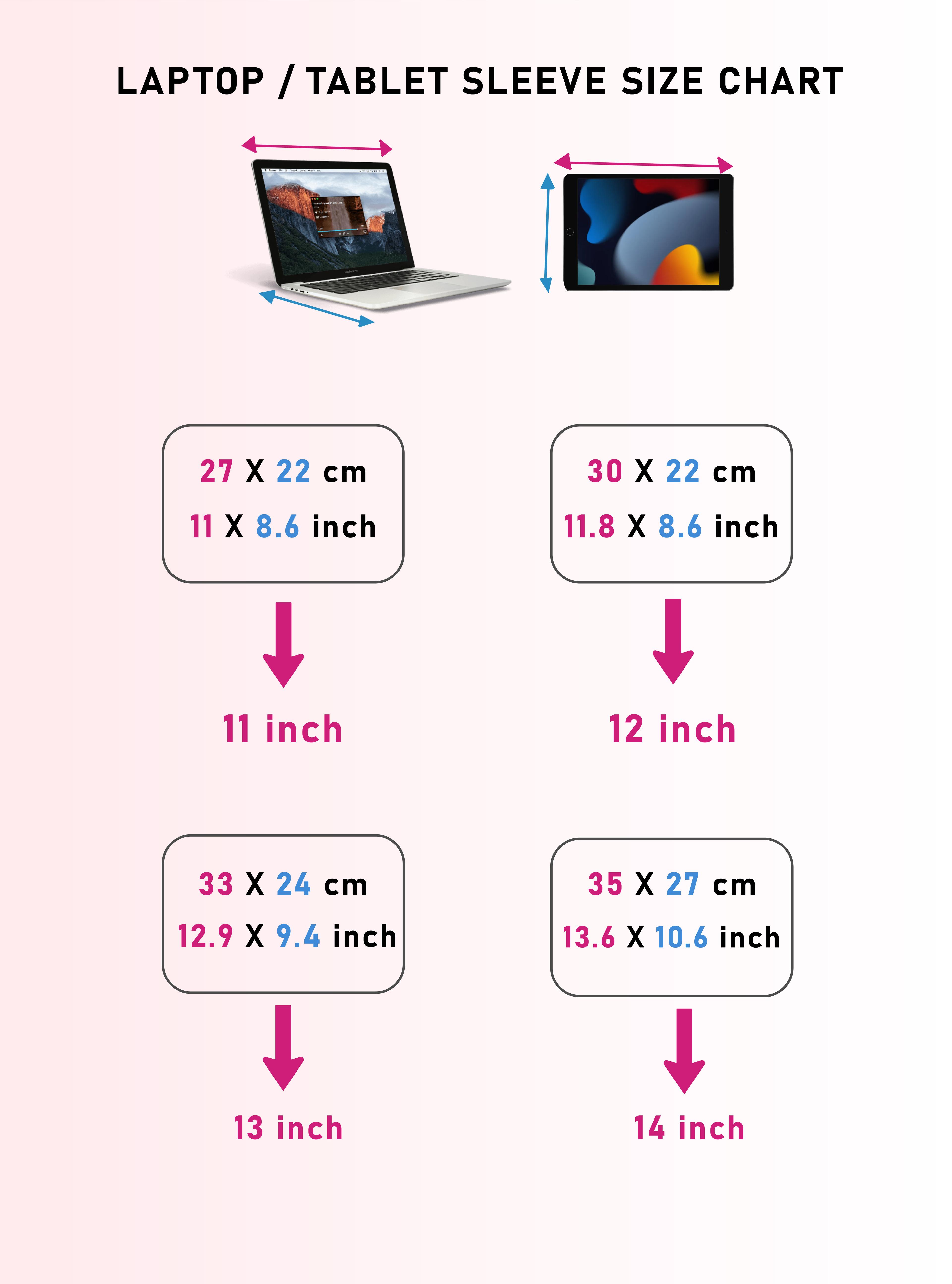 Pembe Çiçekli Laptop ve Tablet Kılıfı