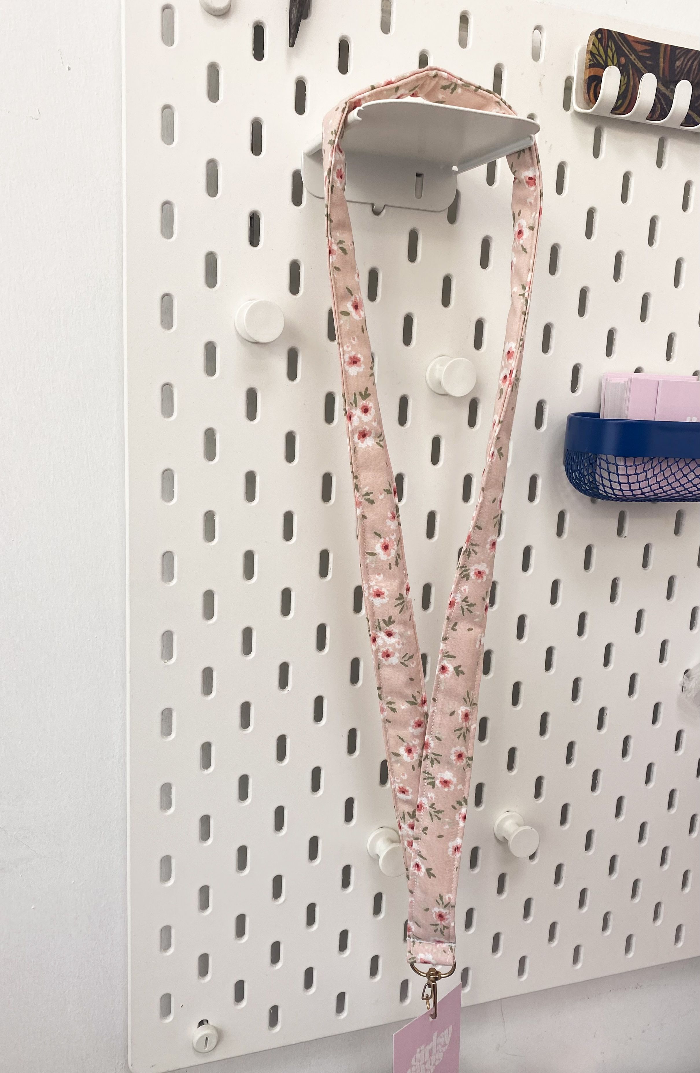 Lanyard - Pink Floral 