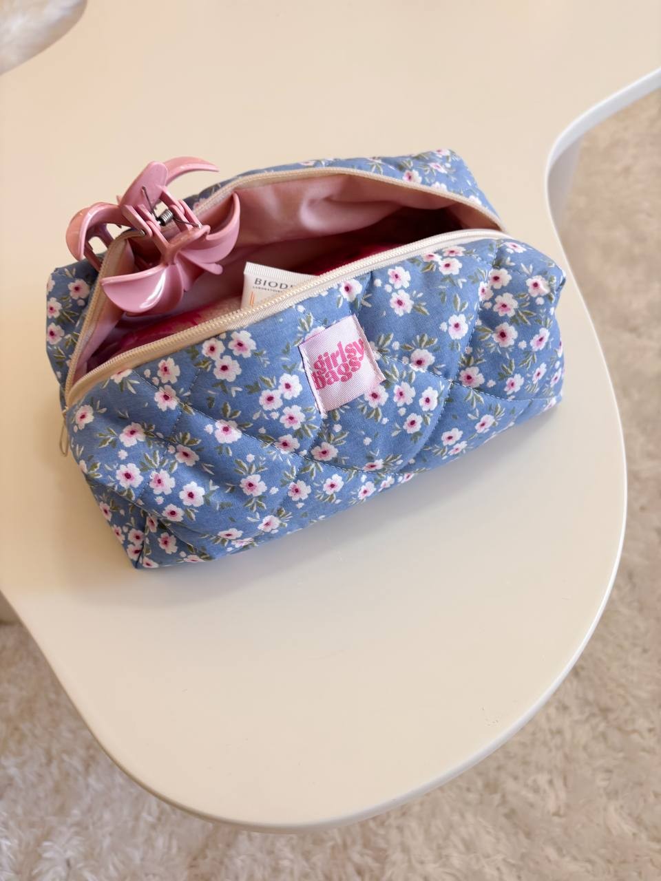 Hayley Floral Makyaj Çantası 