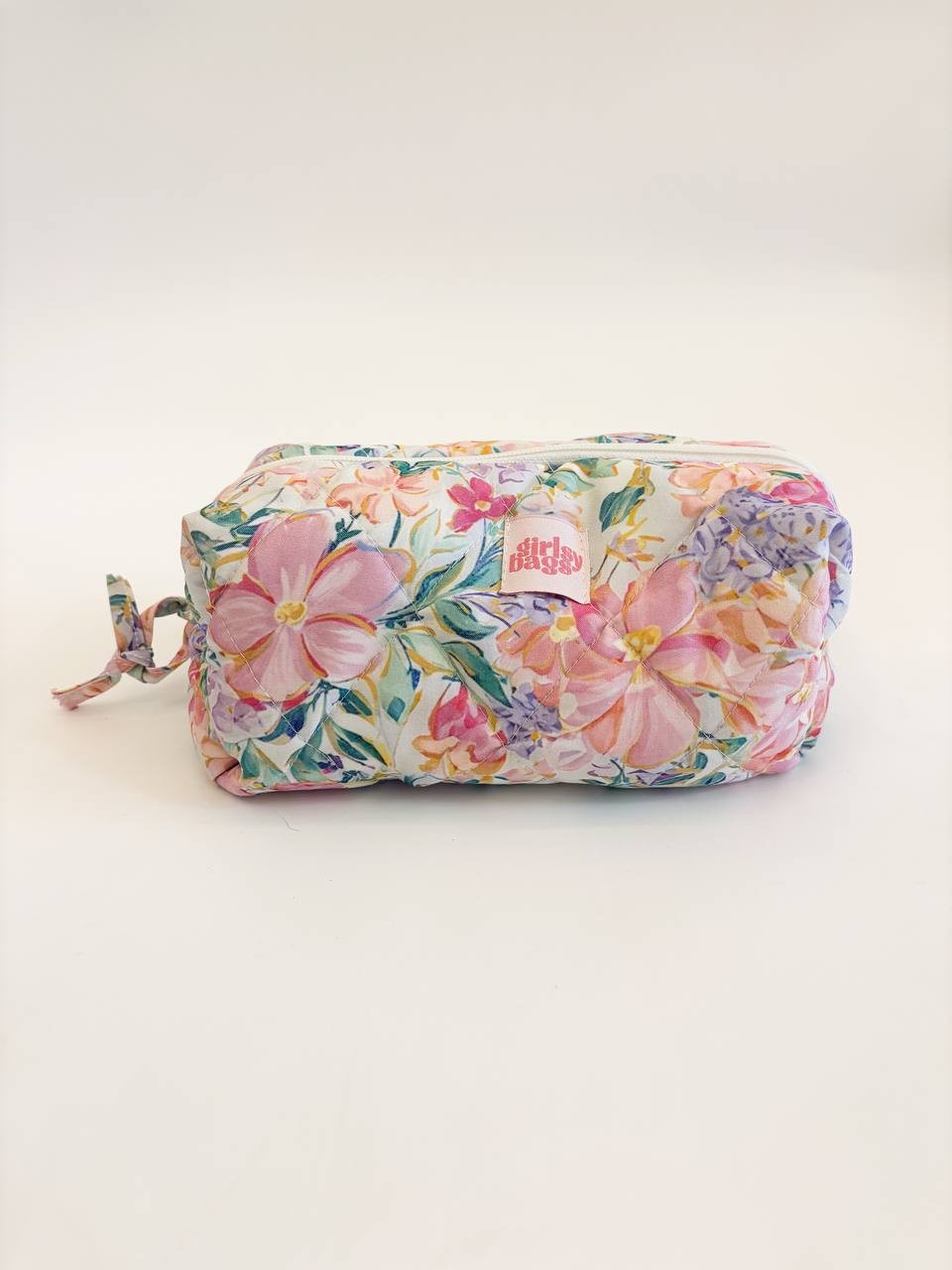 Blue Toile Makeup Bag 