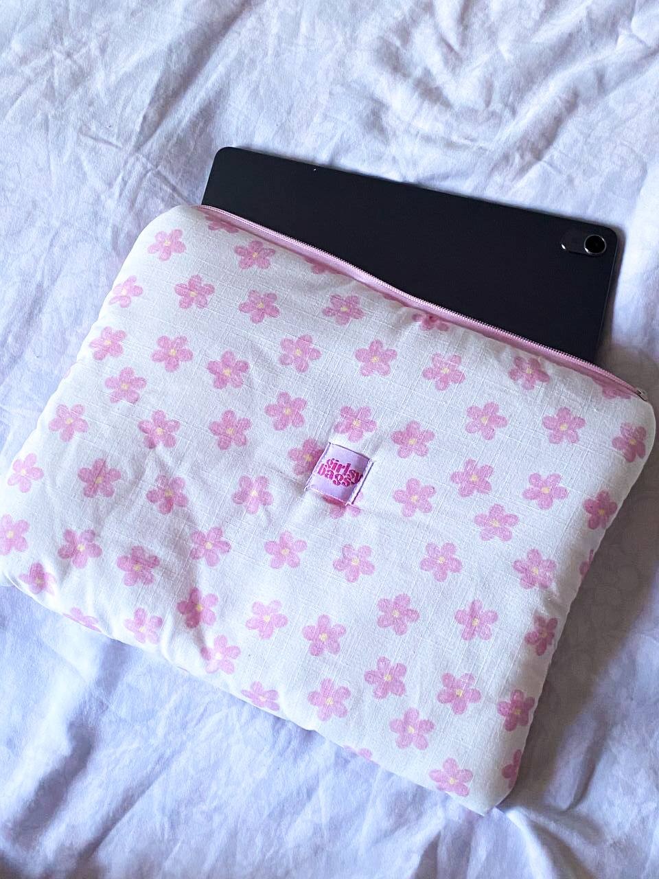 Papatyalı Laptop/Tablet Kılıfı 