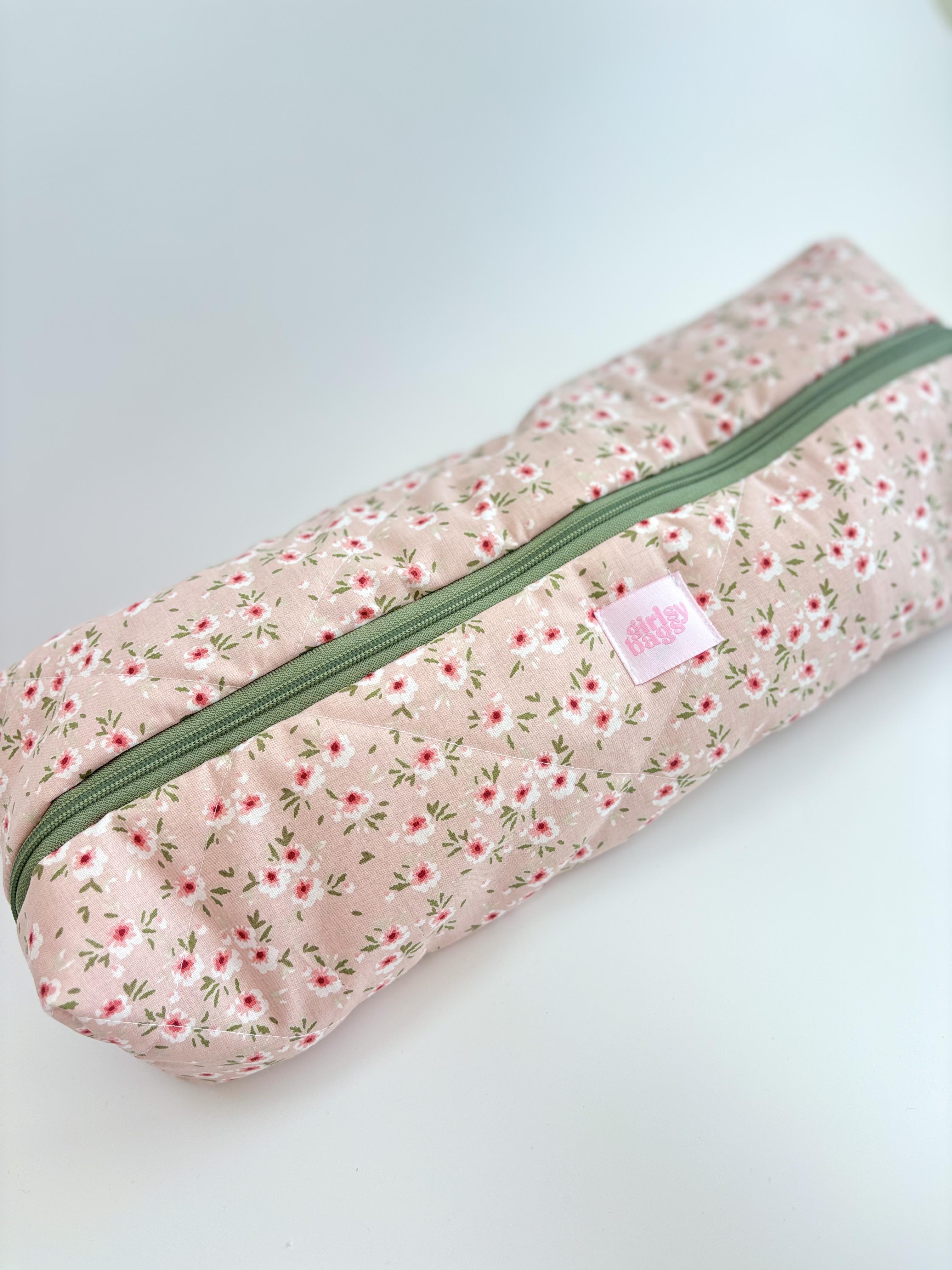 Pink Floral Hair Tool Bag (Dyson Bag) 