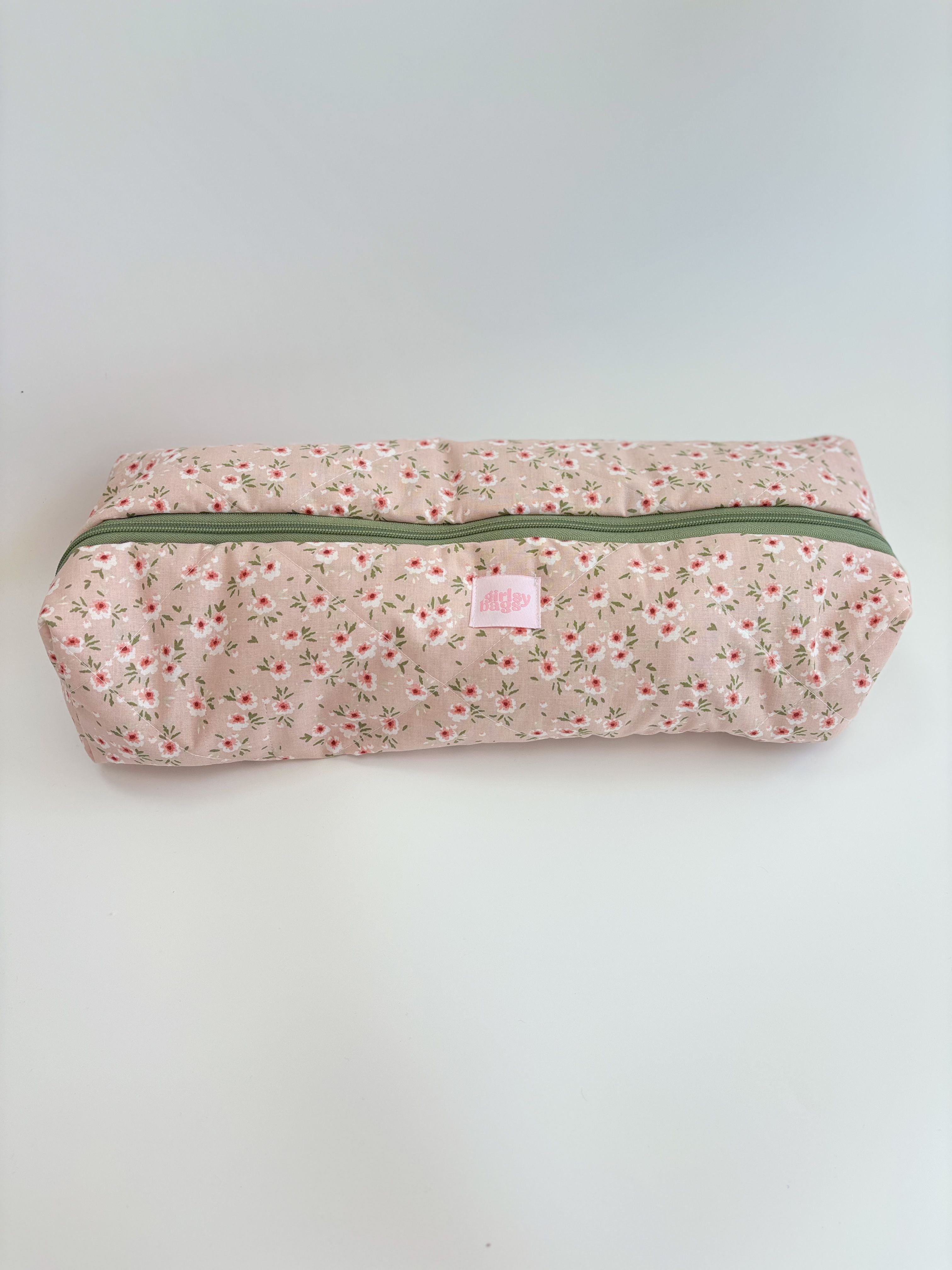 Pink Floral Hair Tool Bag (Dyson Bag) 