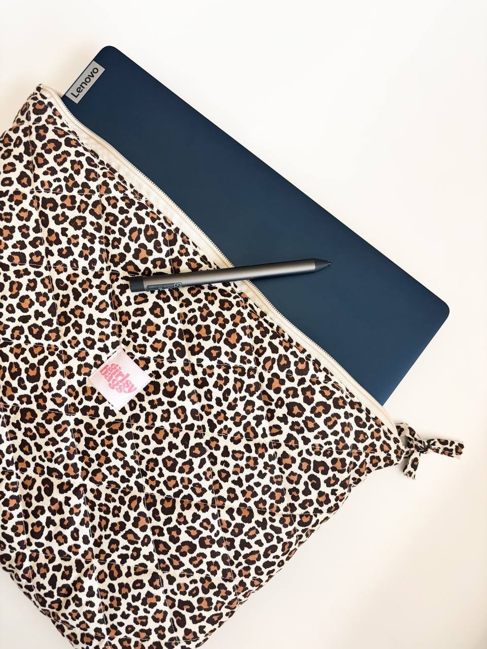 Leopar Desen Laptop ve Tablet Kılıfı