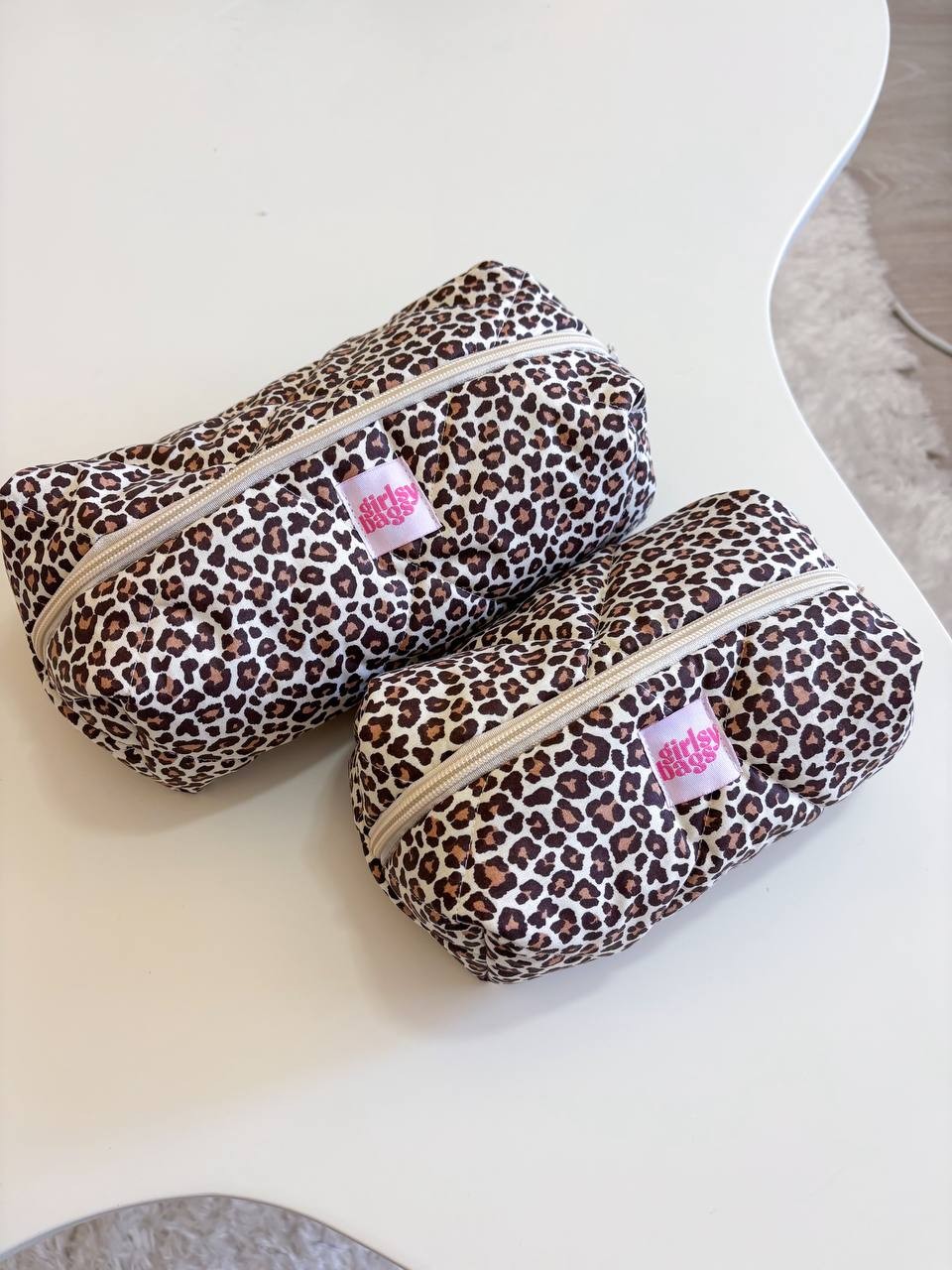 Leopard Makyaj Çantası 