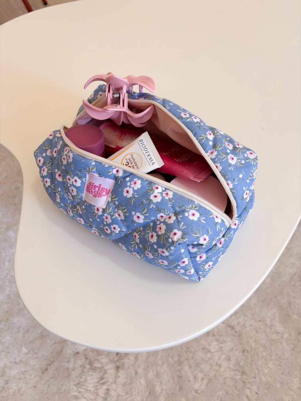 Hayley Floral Makyaj Çantası 