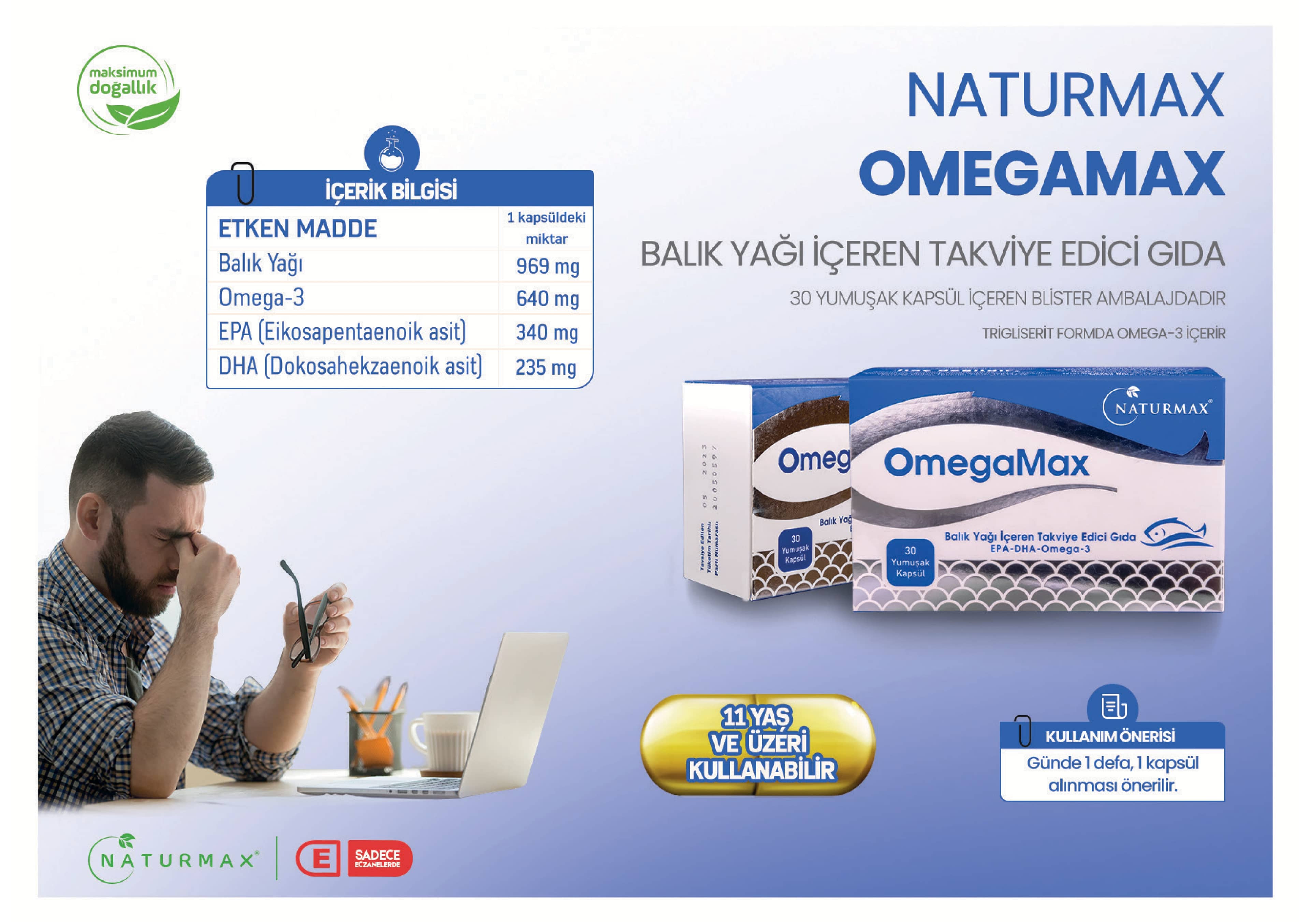 NATURMAX OMEGAMAX 30 KAPSUL