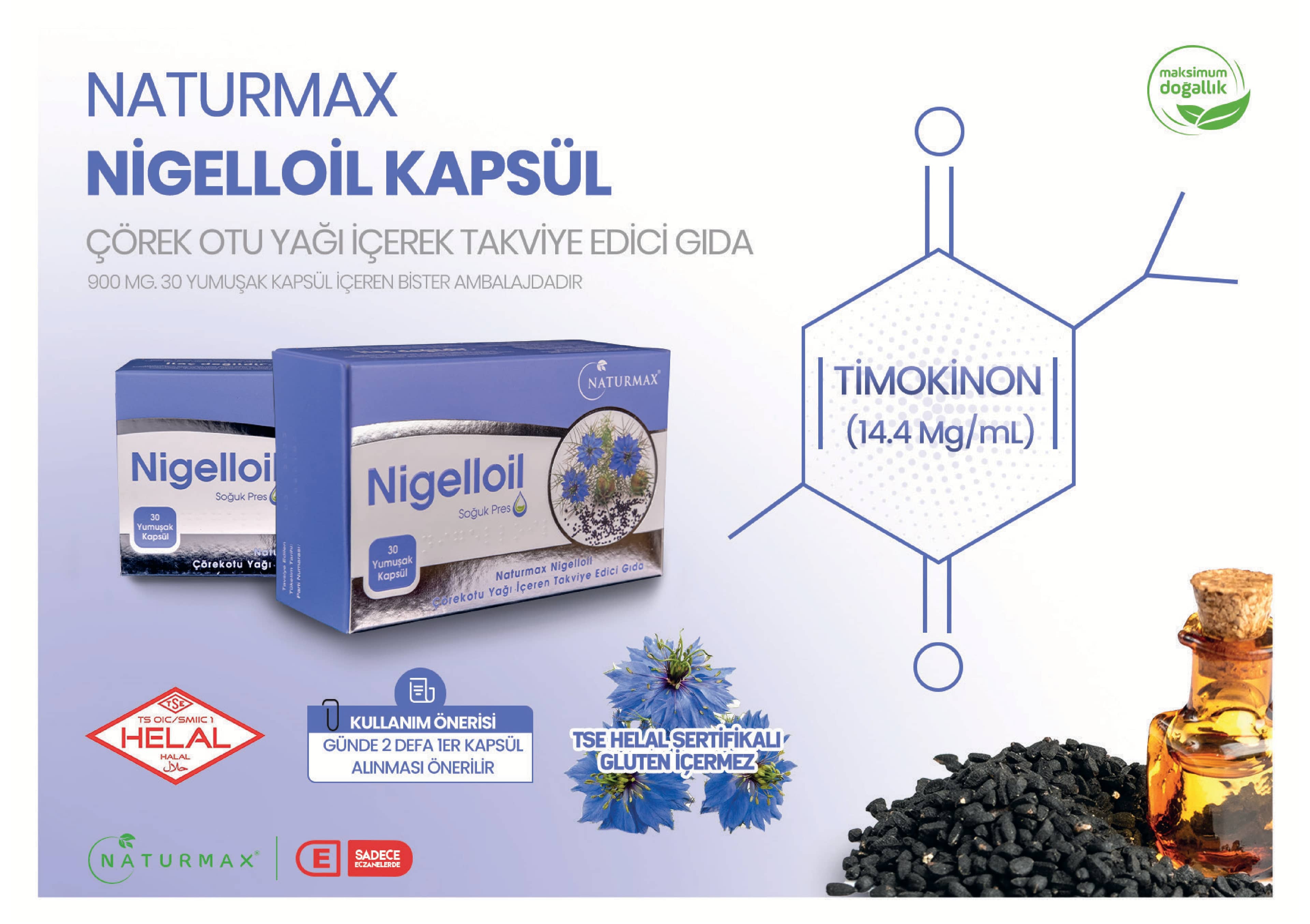 NATURMAX NIGELLOIL 30 KAPSUL