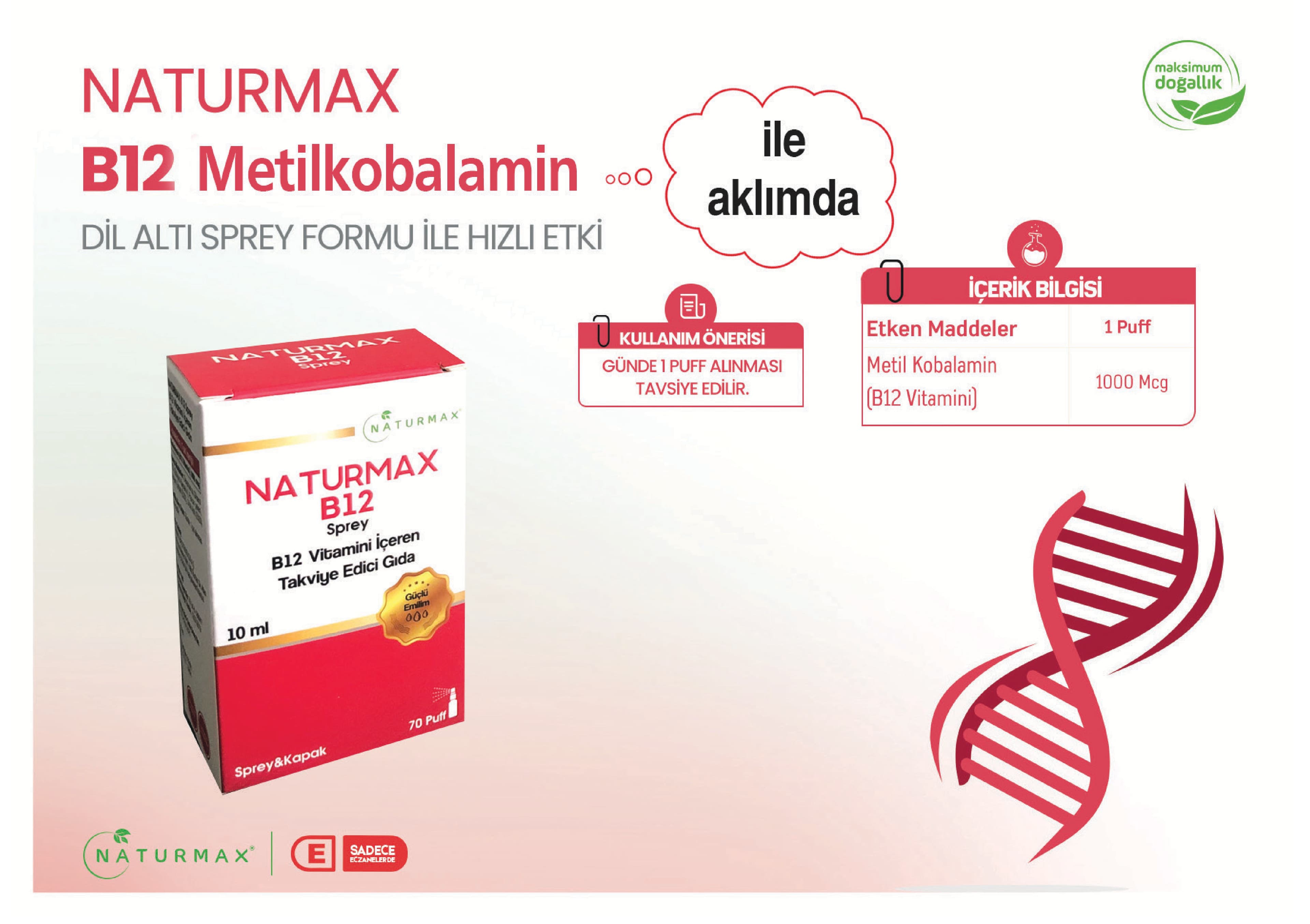 NATURMAX B12 SPRAY 10 ML