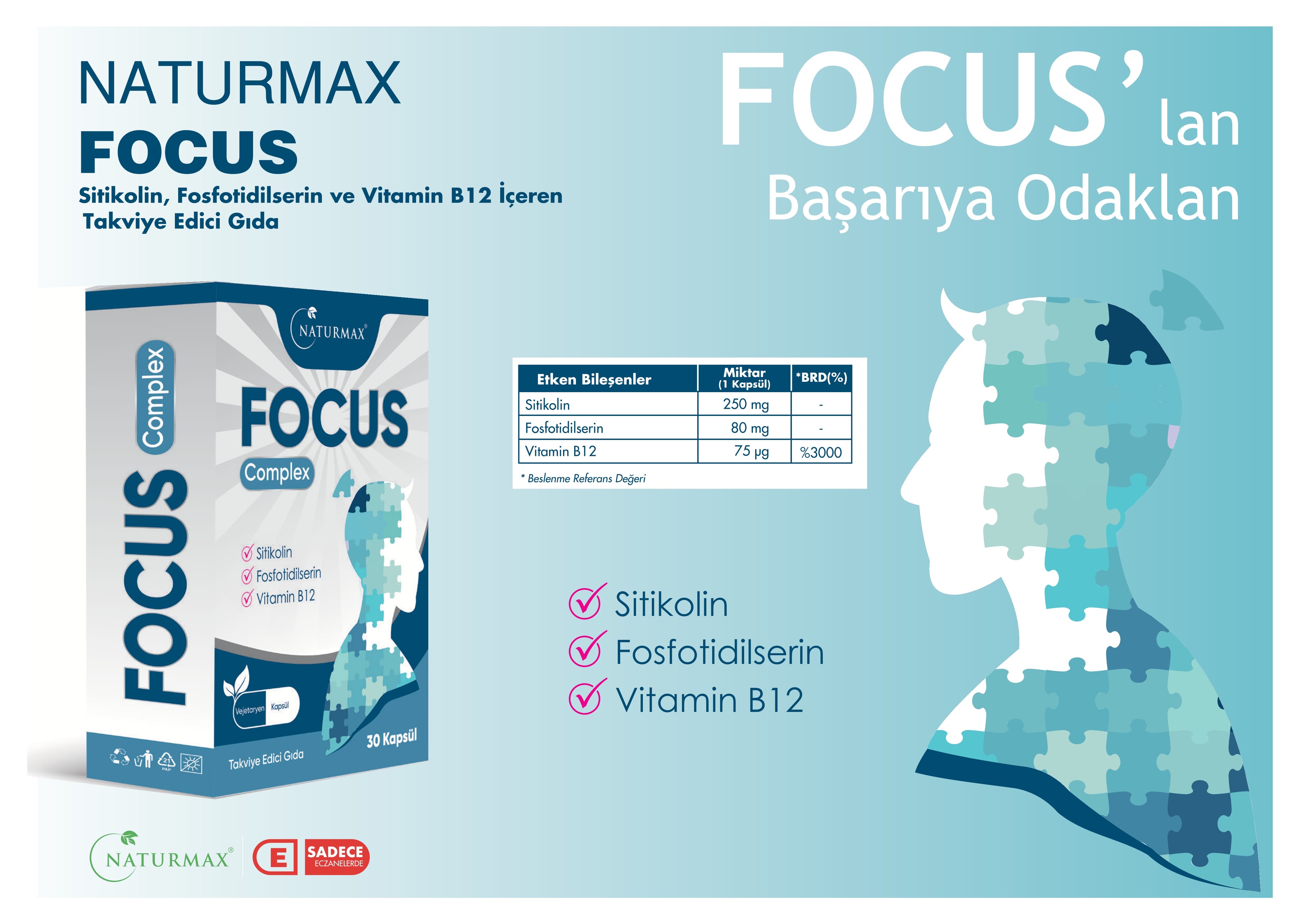 NATURMAX FOCUS COMPLEX 30 CAP.