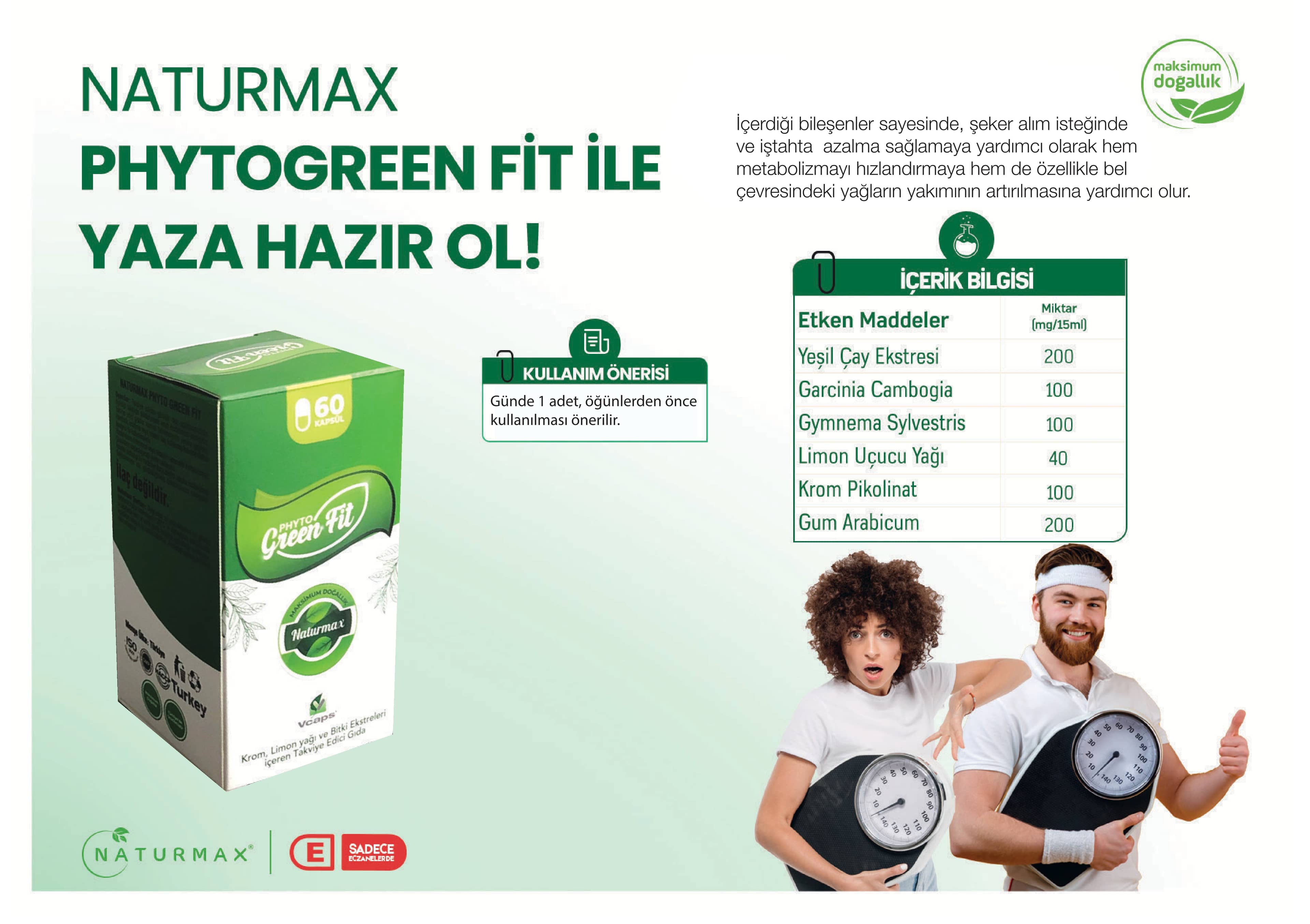 NATURMAX PHYTO GREEN FIT 60KPS